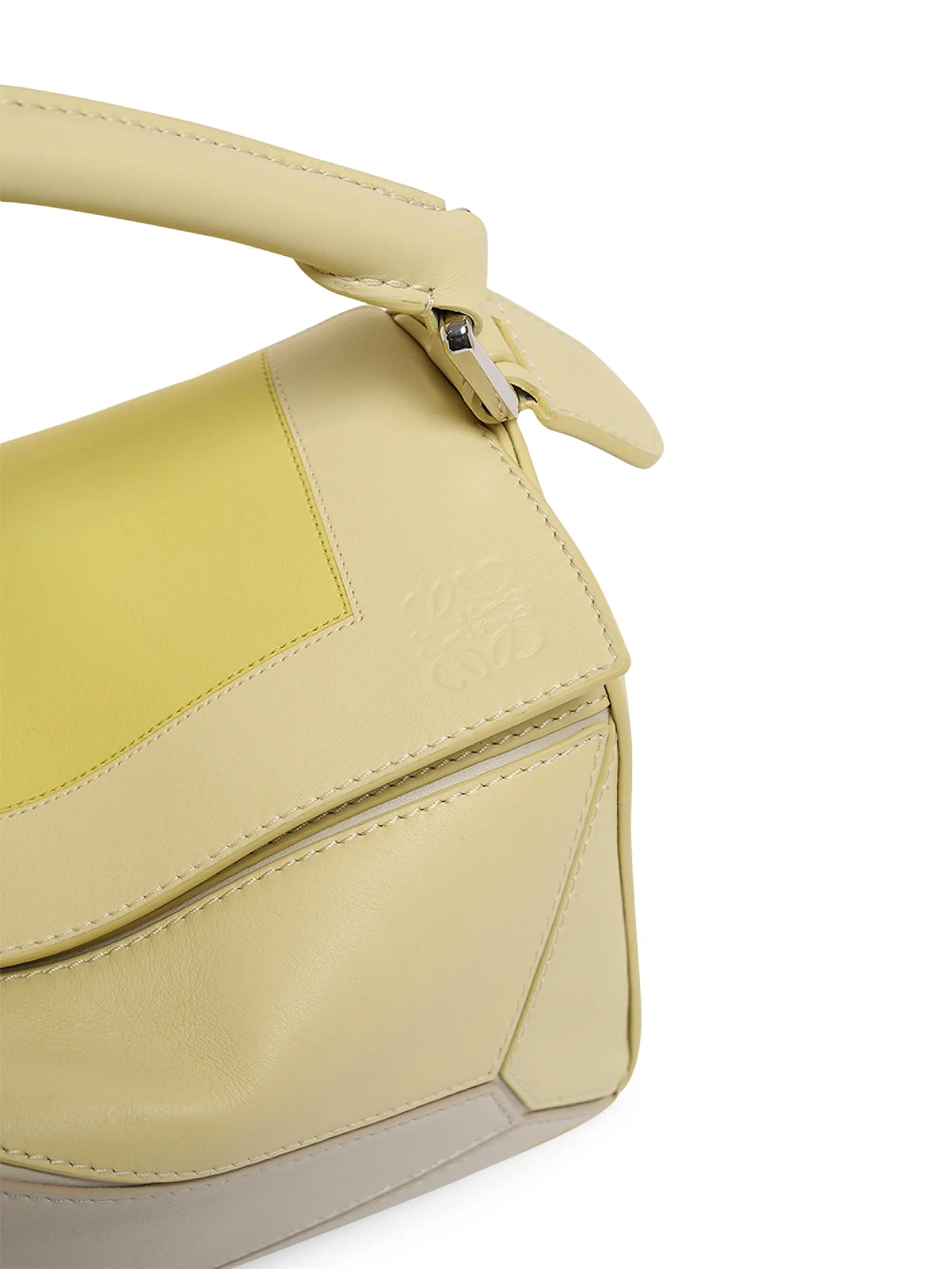 LOEWE LOEWE x Albers Small Puzzle Leather Top Handle Bag