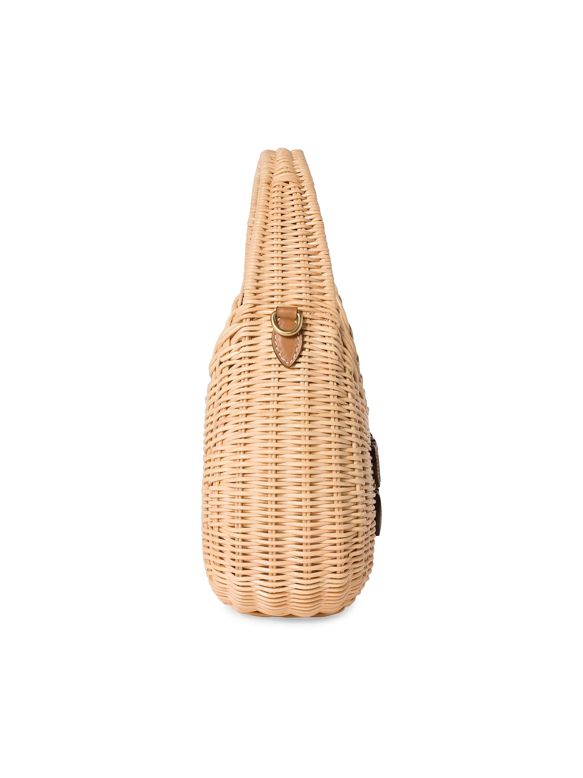 Miu Miu Wander Wicker Top Handle Bag