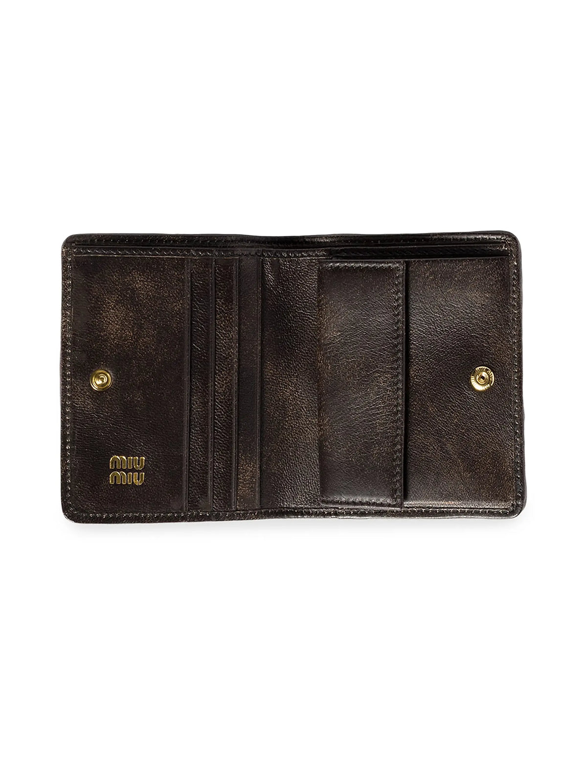 Miu Miu Small Matelassé Nappa Leather Wallet