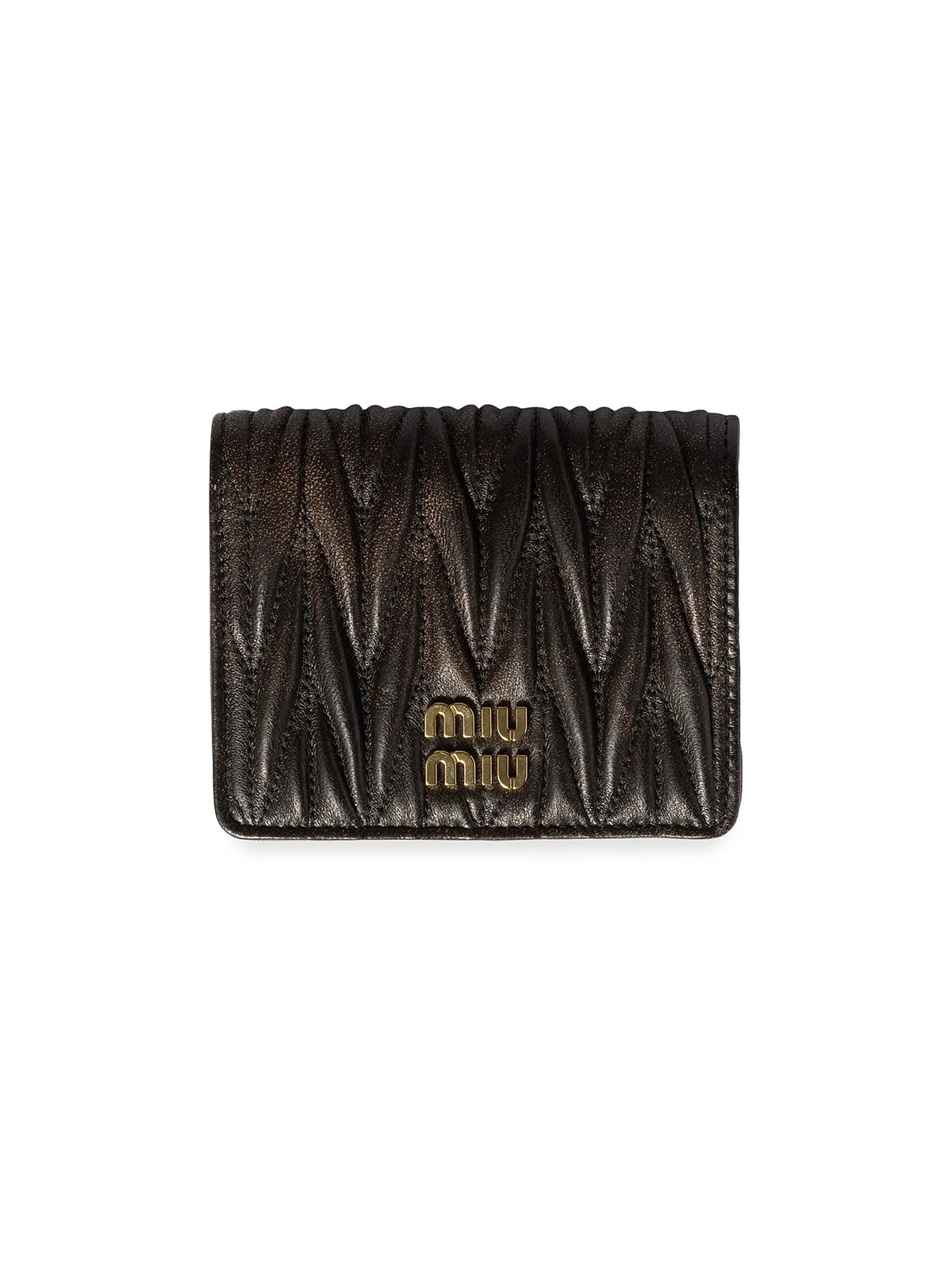 Miu Miu Small Matelassé Nappa Leather Wallet