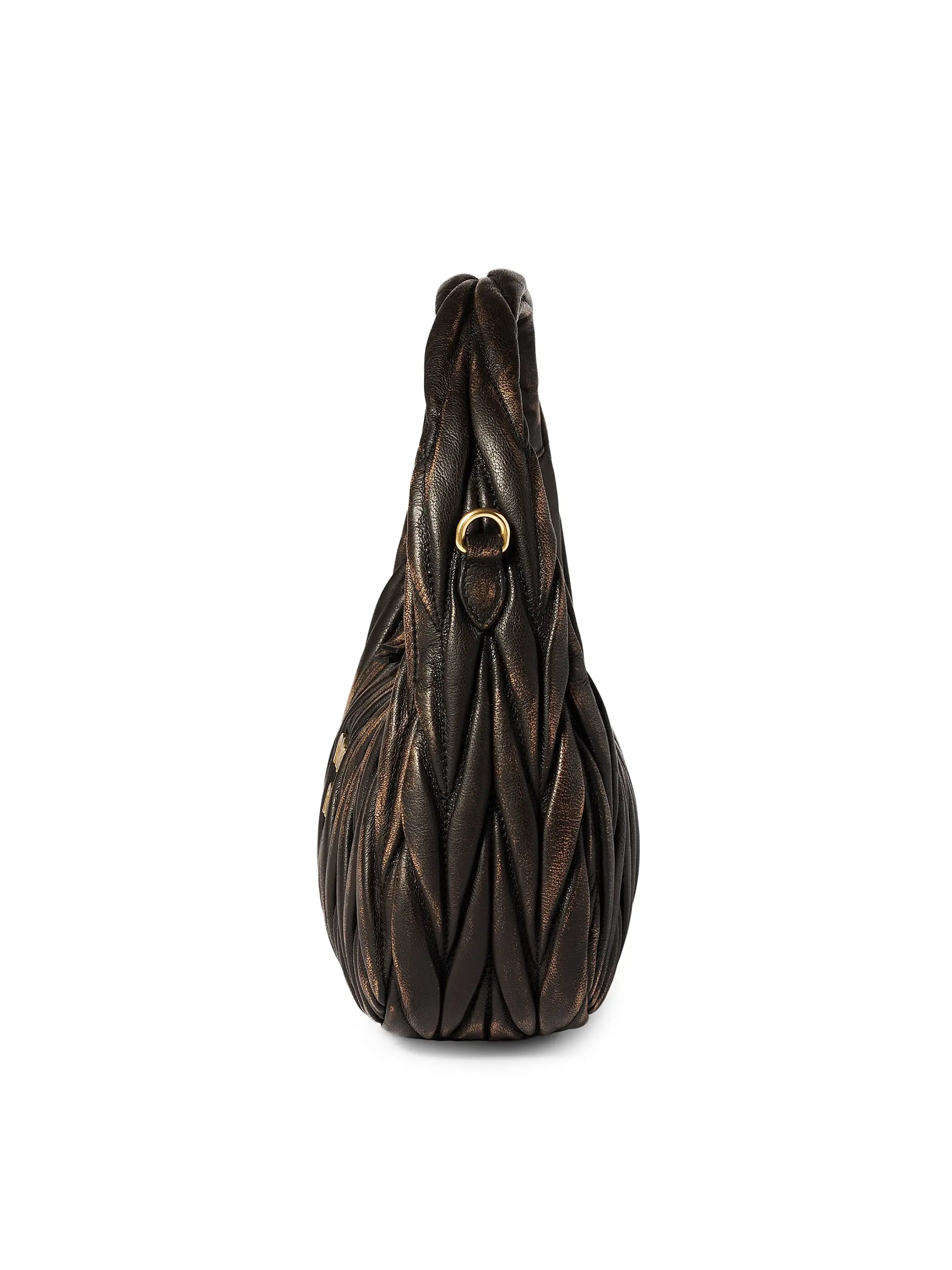 Miu Miu Wander Matelassé Nappa Leather Top Handle Bag