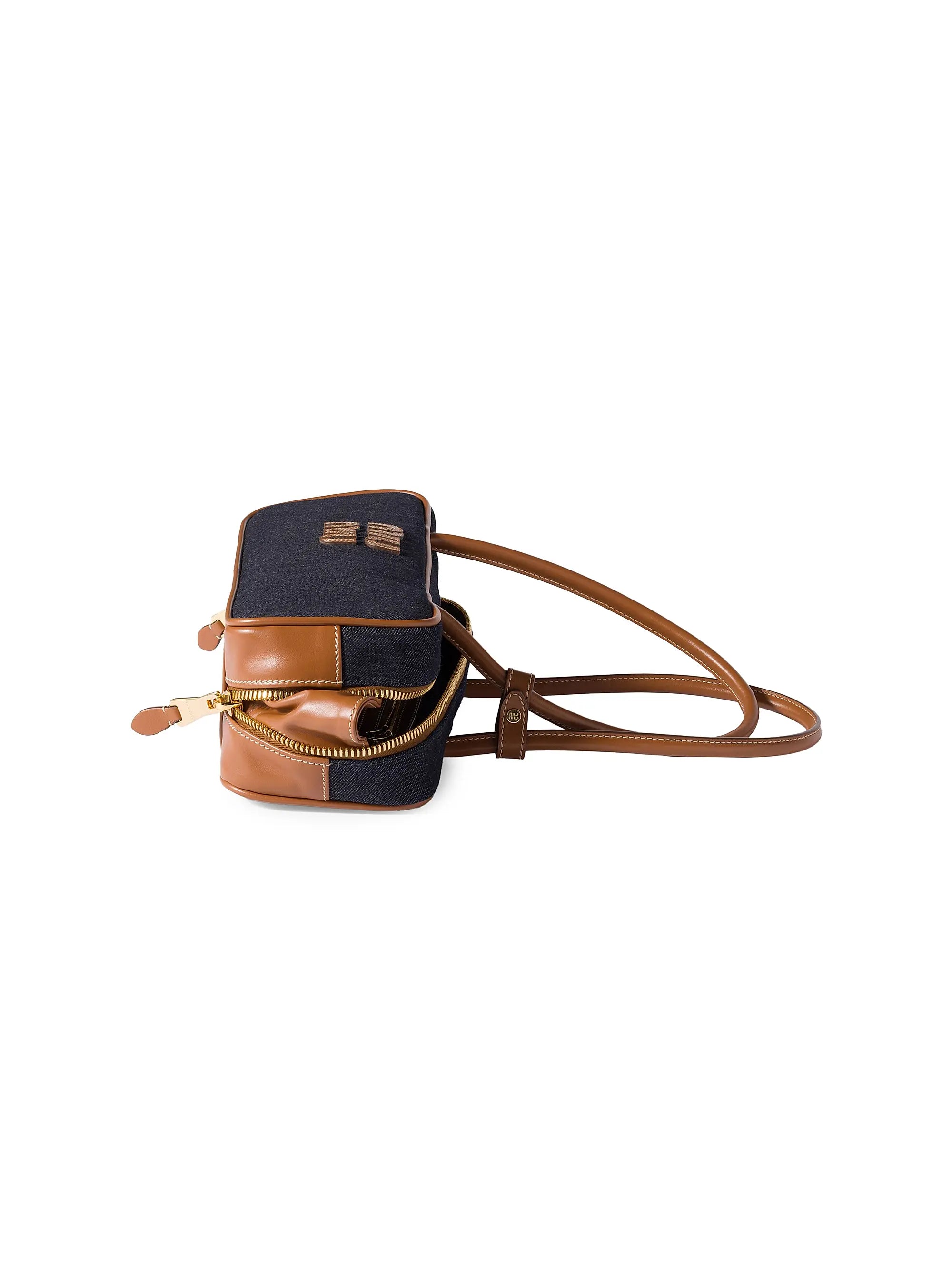Miu Miu Beau Denim Top Handle Bag