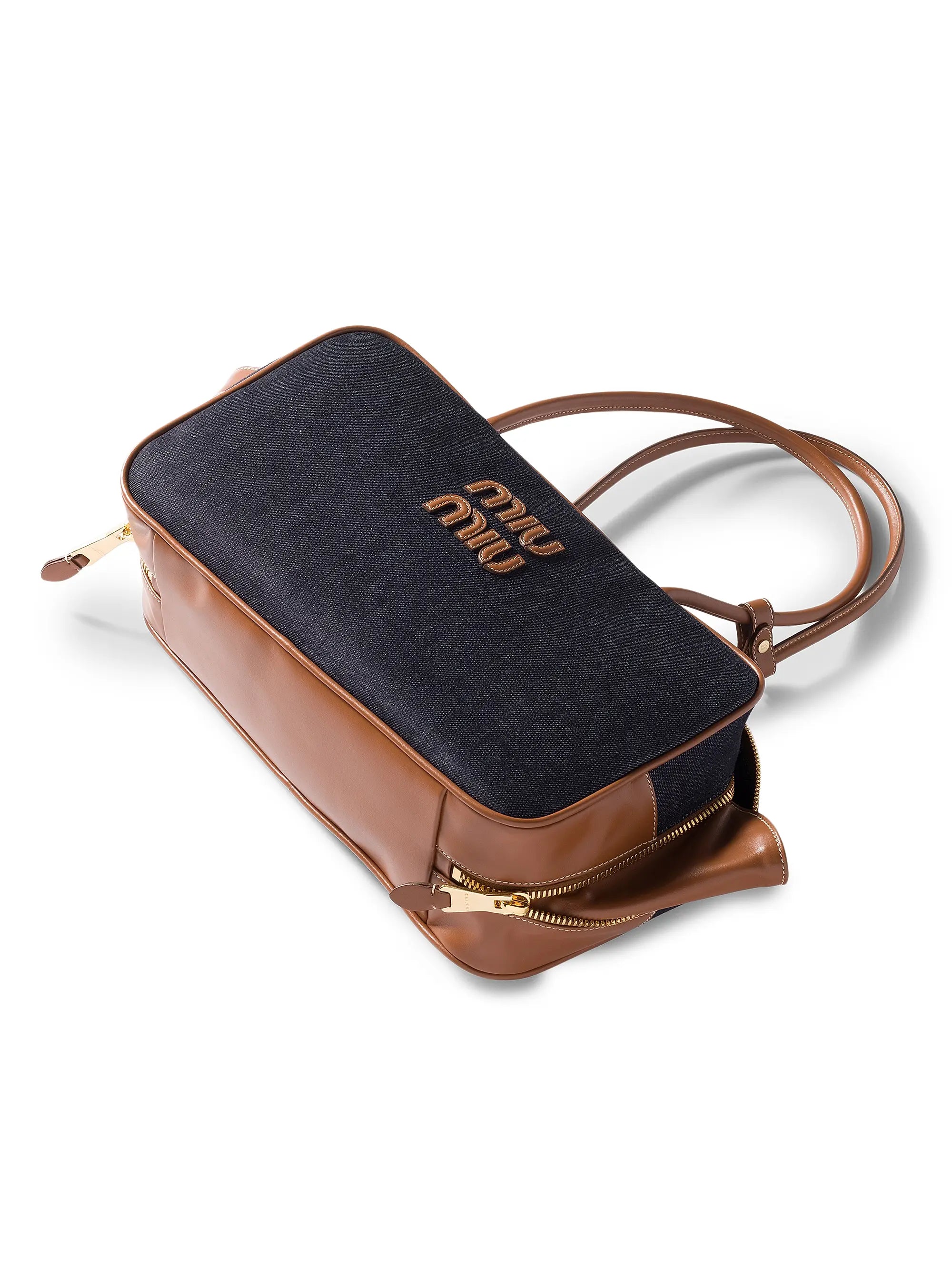 Miu Miu Beau Denim Top Handle Bag