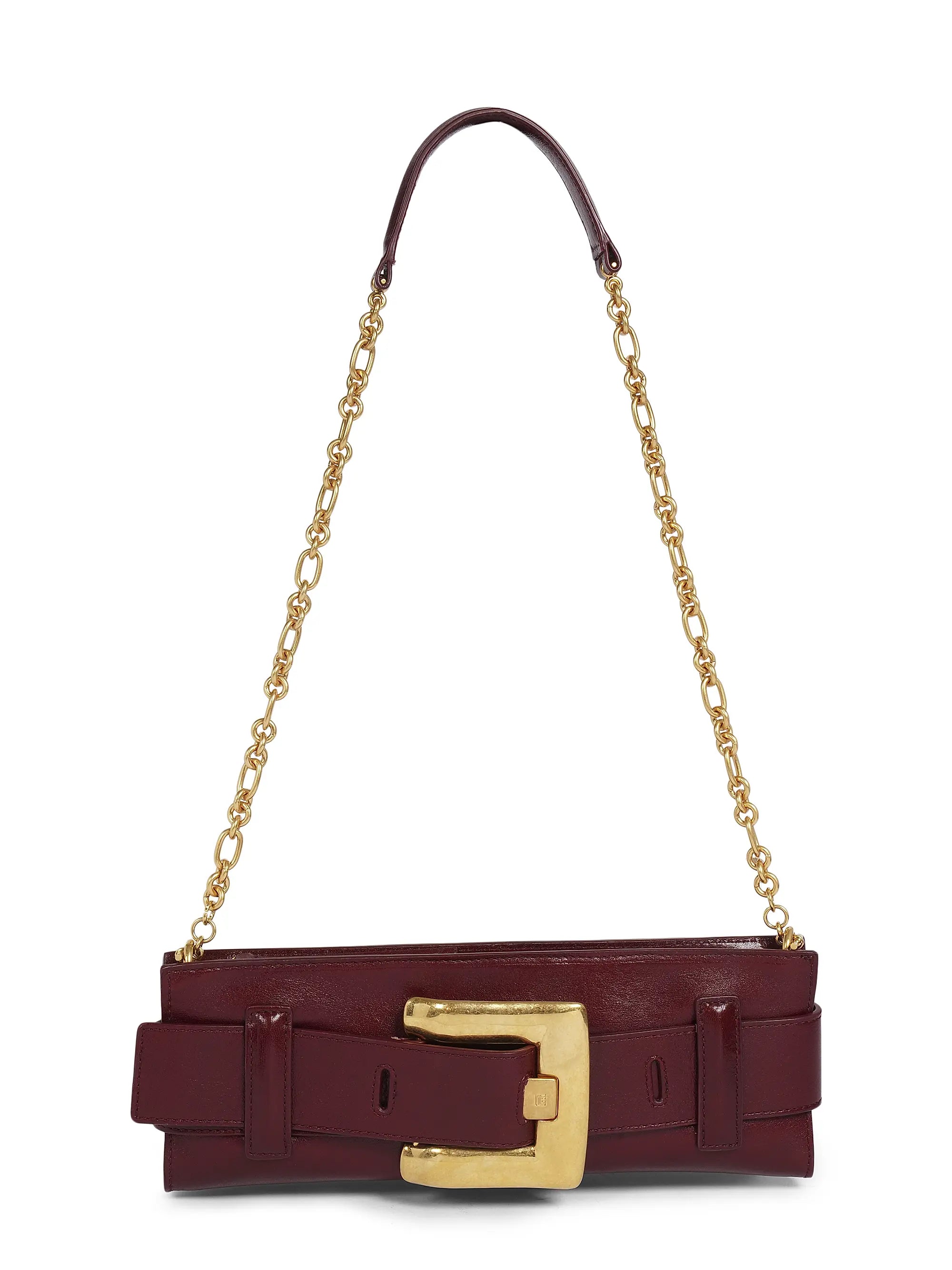 Balmain Anthem Leather Clutch