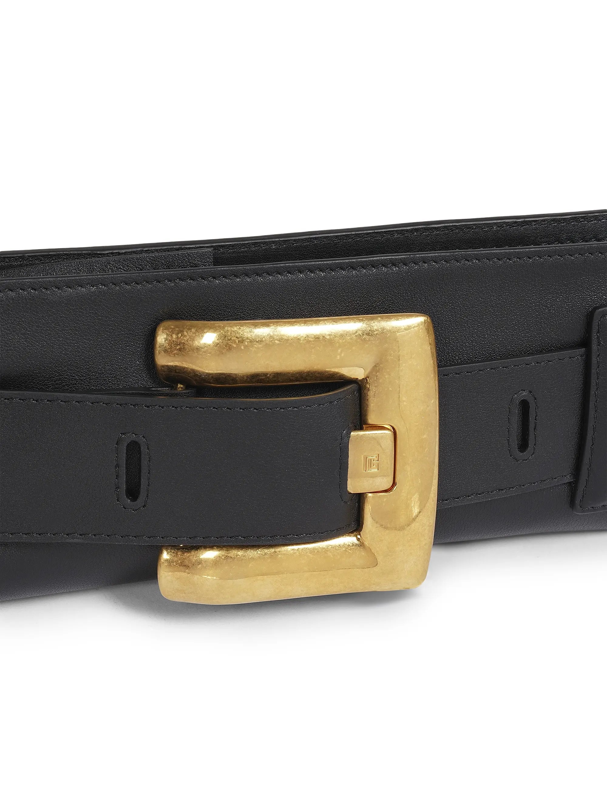 Balmain Anthem Leather Clutch