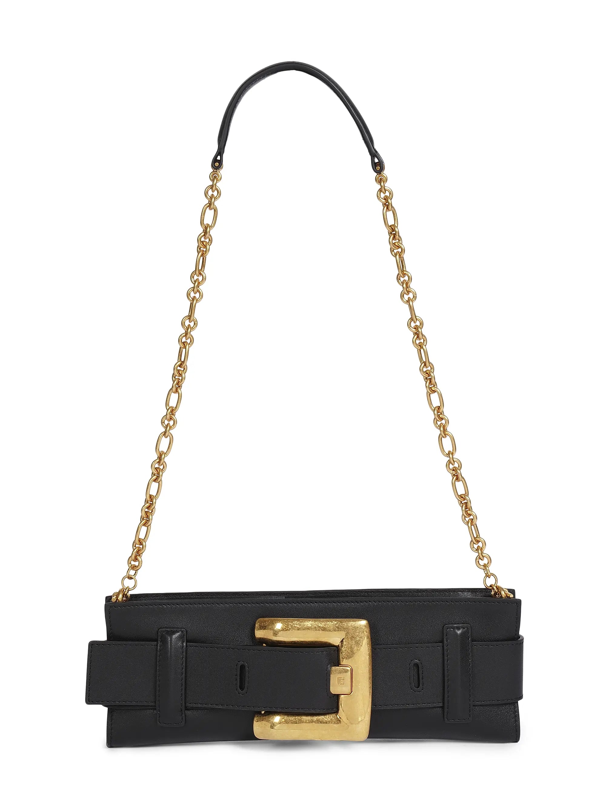 Balmain Anthem Leather Clutch