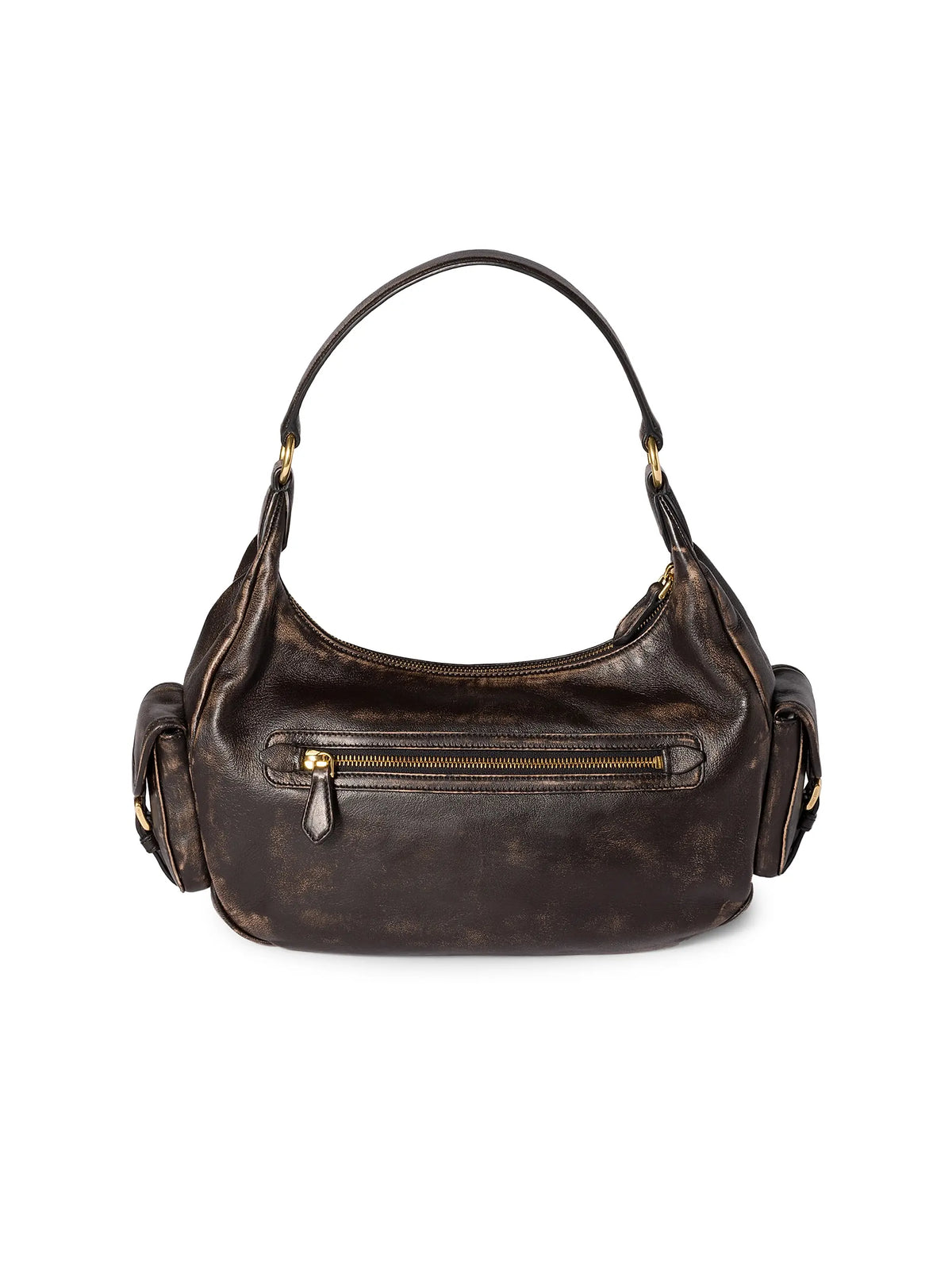 Miu Miu Pocket Nappa Leather Shoulder Bag