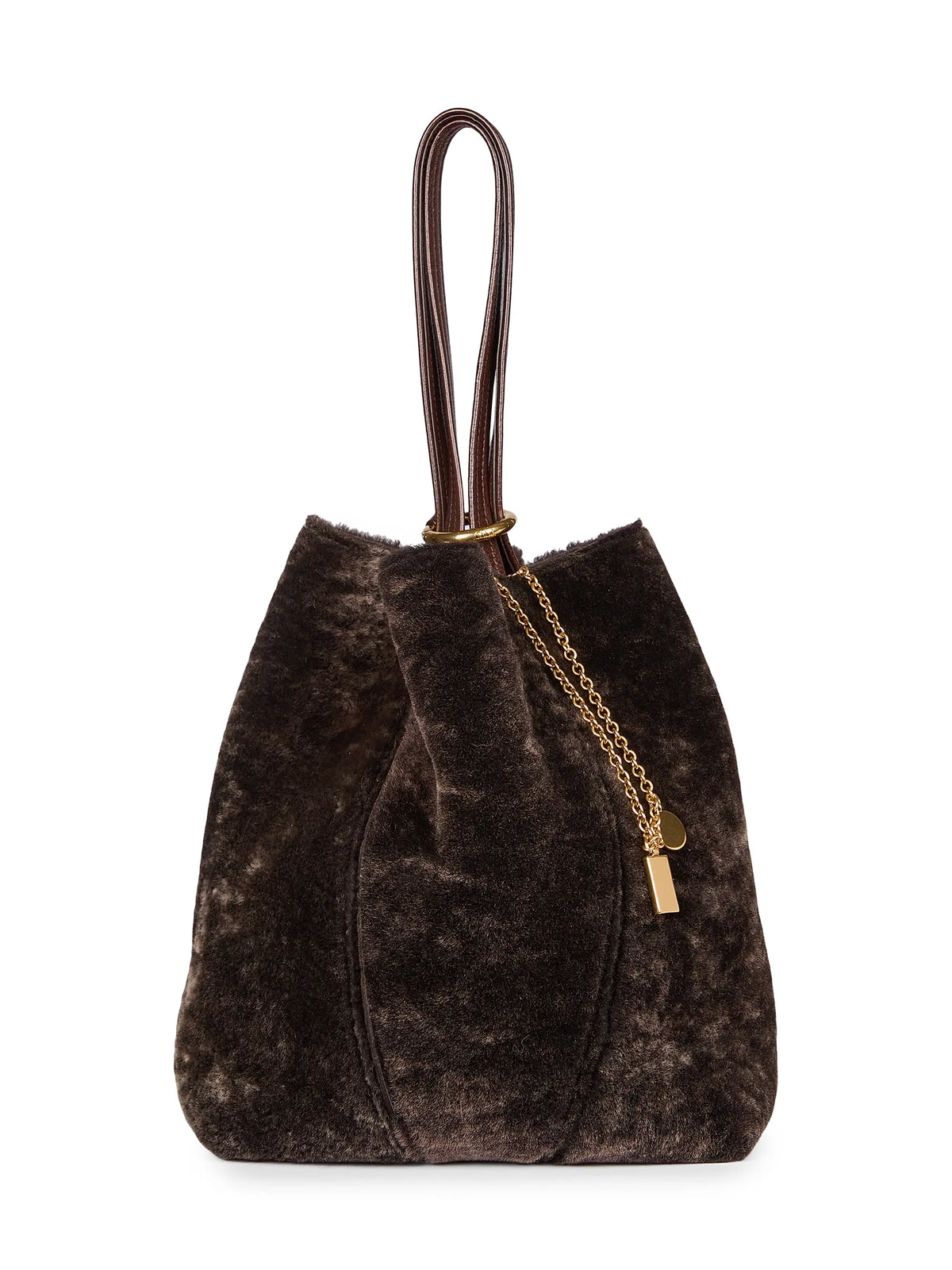 Chloé Spin Shearling Tote Bag