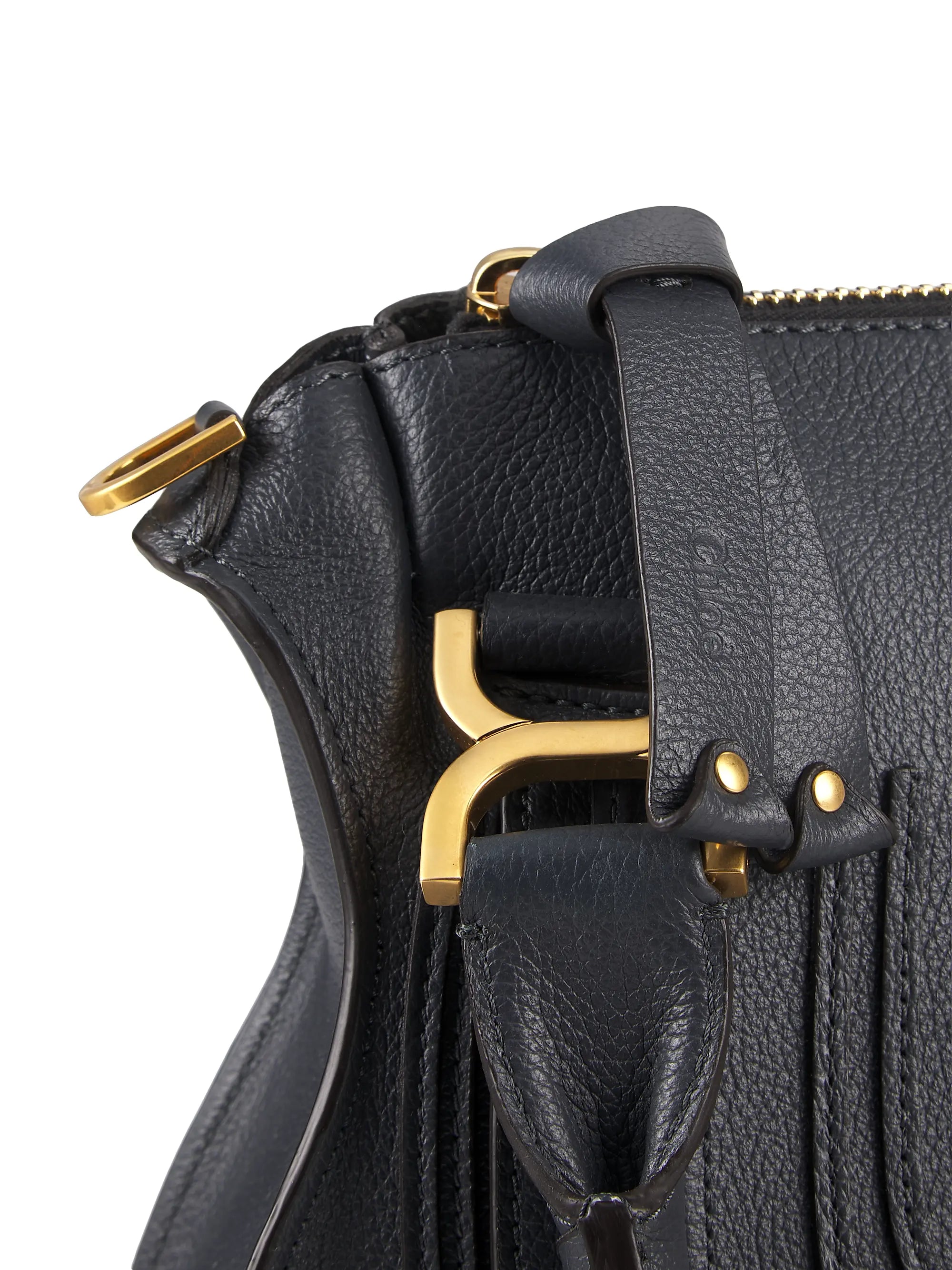 Chloé Marcie Leather Saddle Bag