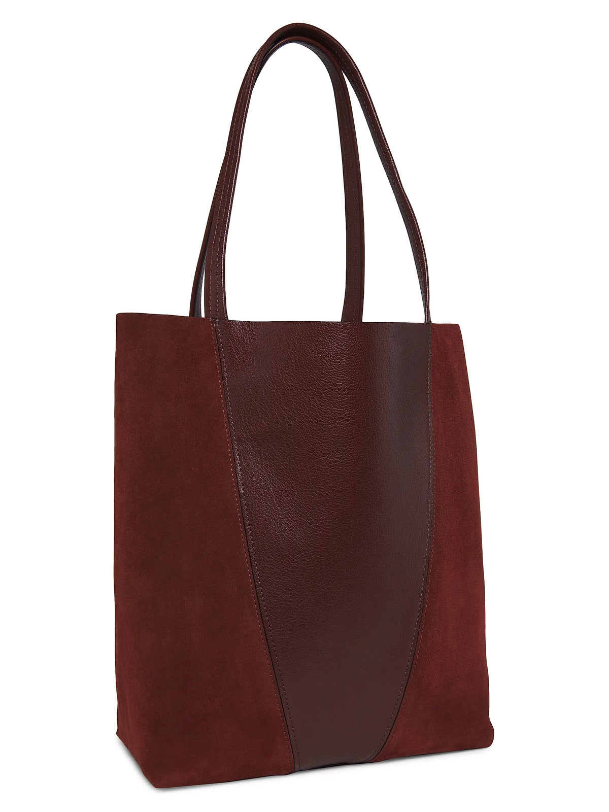 Chloé Spin Leather & Suede Tote Bag