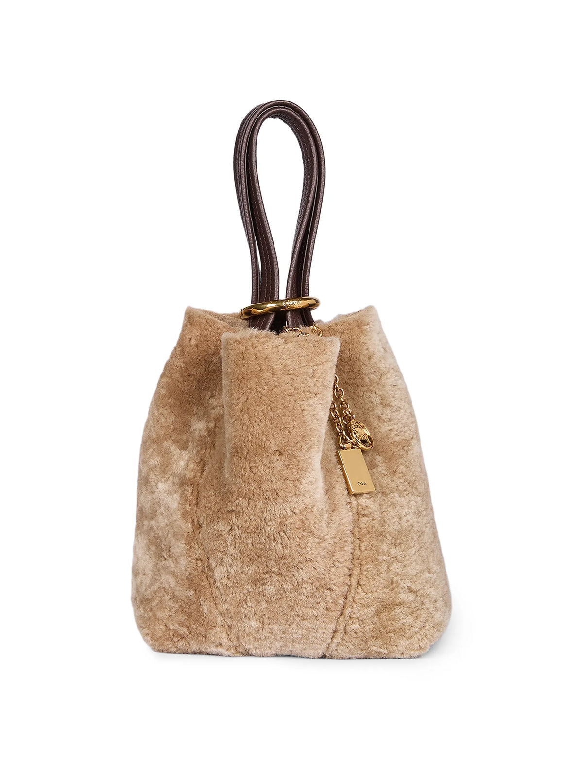 Chloé Spin Shearling Tote Bag