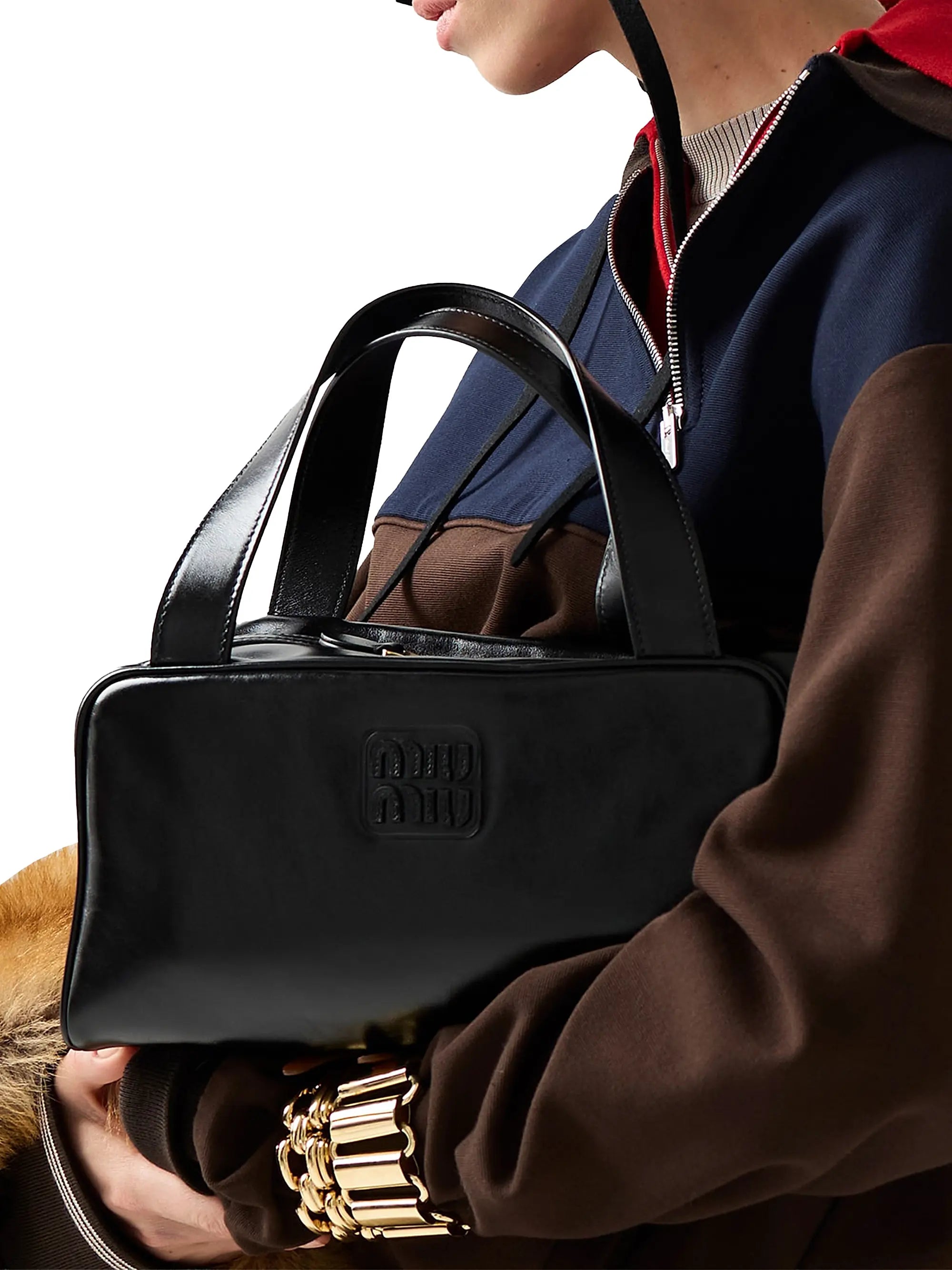 Miu Miu Leather Top-Handle Bag