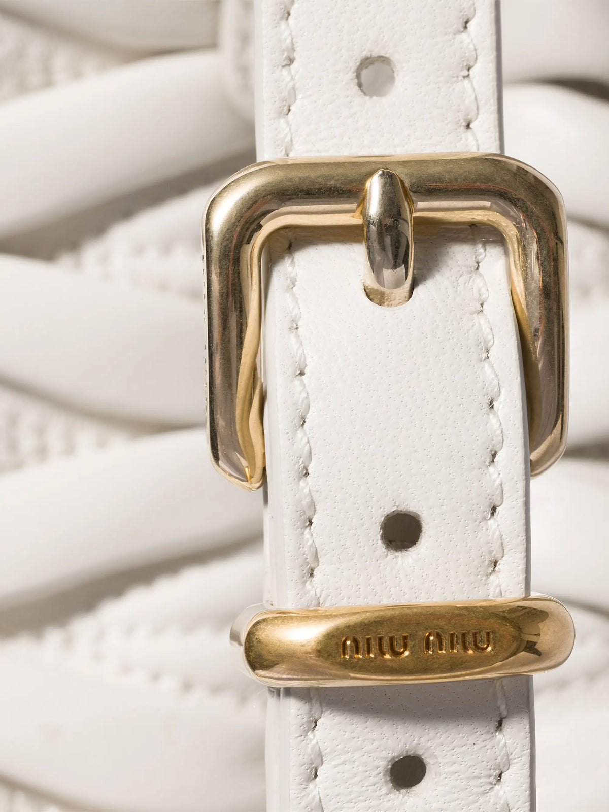 Miu Miu Matelassé Nappa Leather Pouch