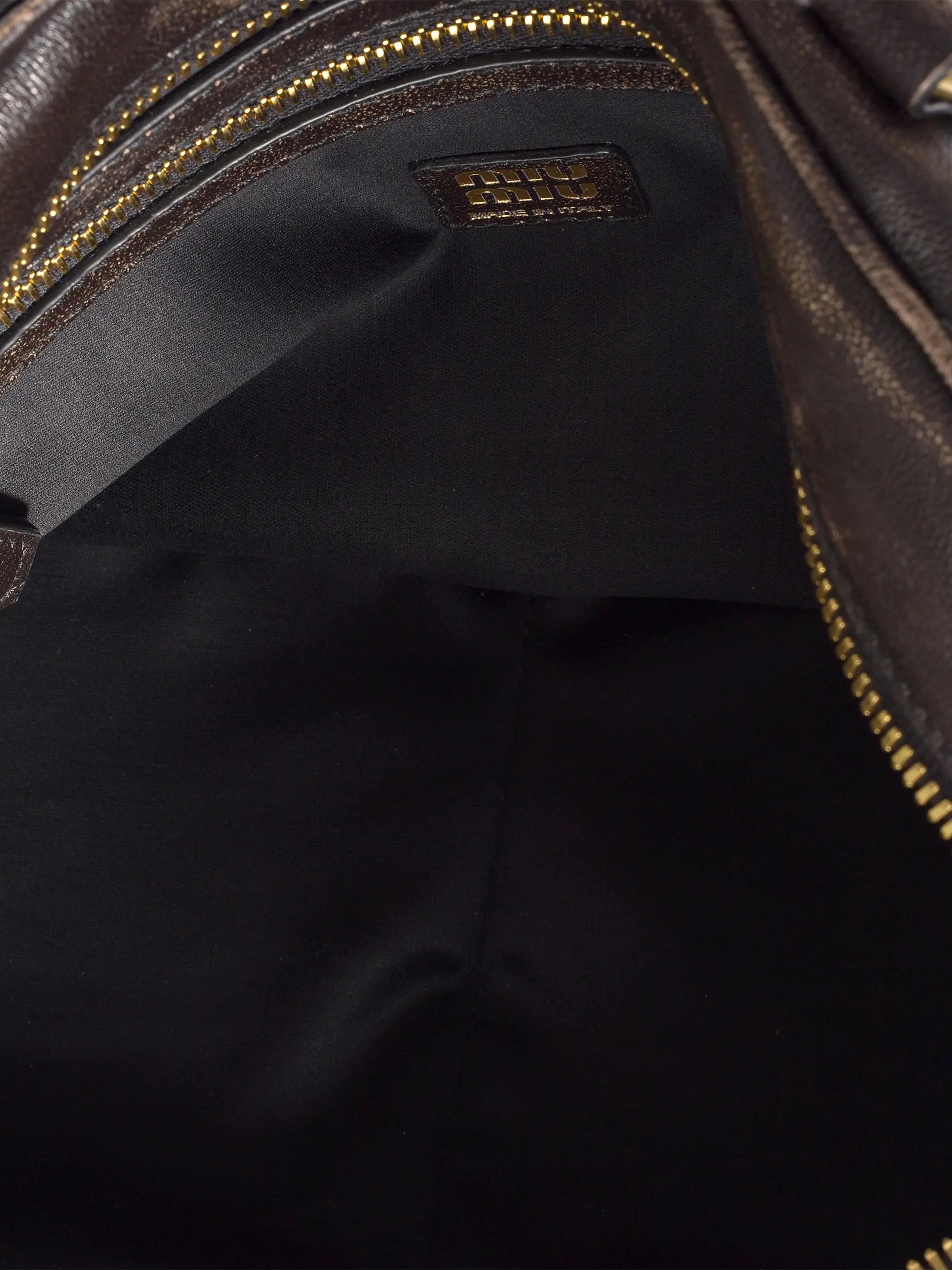 Miu Miu Pocket Nappa Leather Shoulder Bag