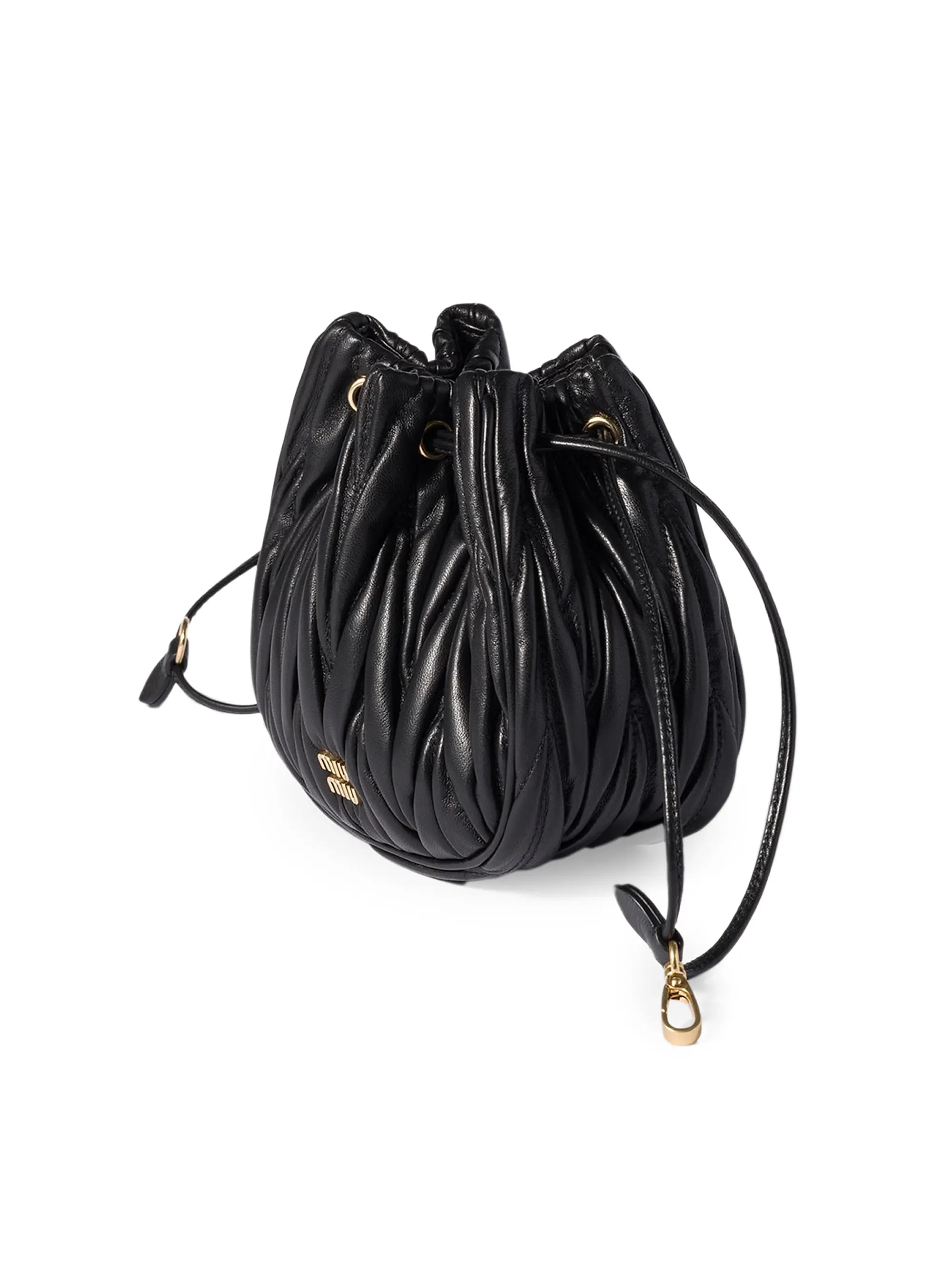 Miu Miu Matelassé Nappa Leather Pouch