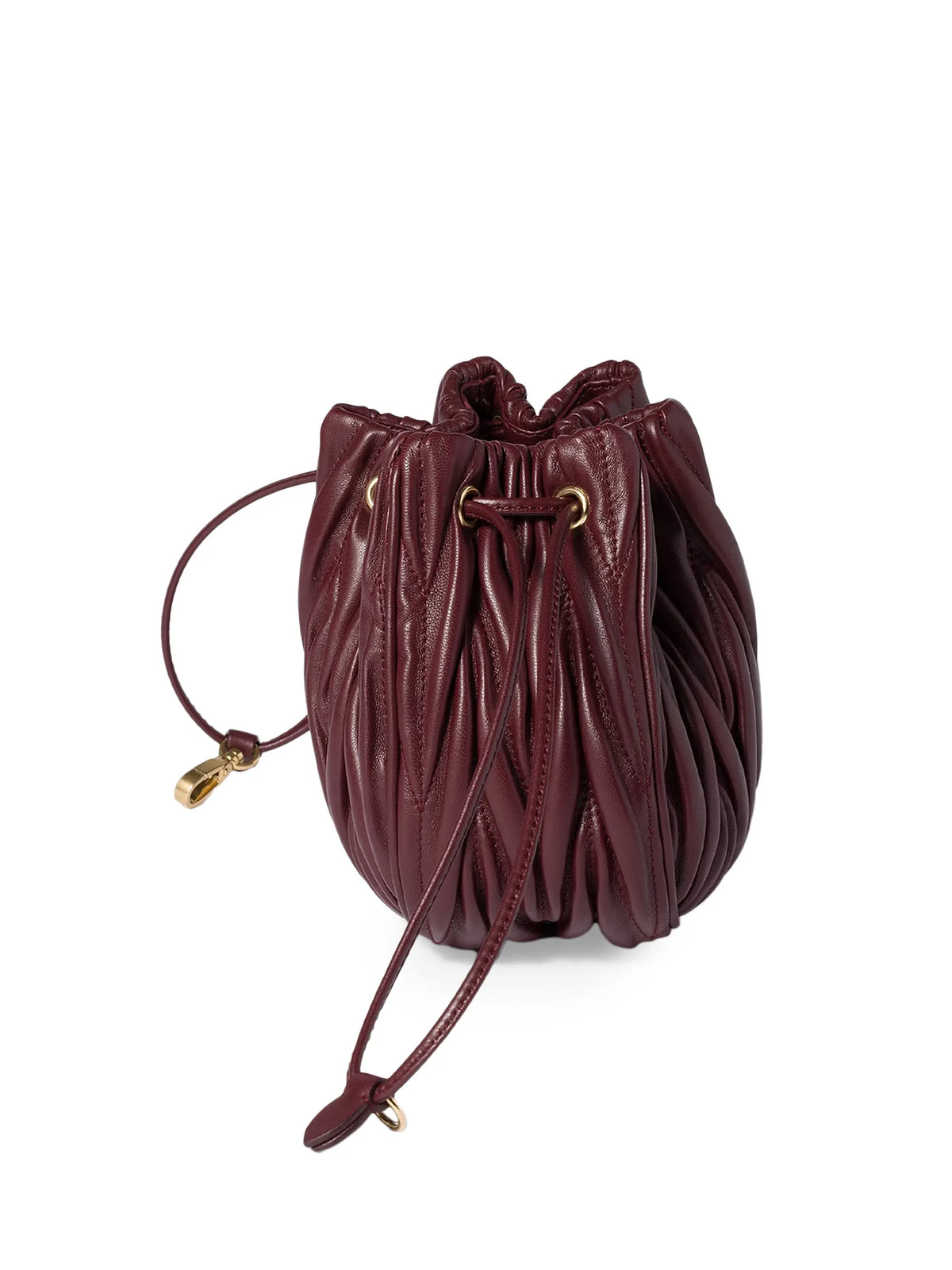 Miu Miu Matelassé Nappa Leather Pouch