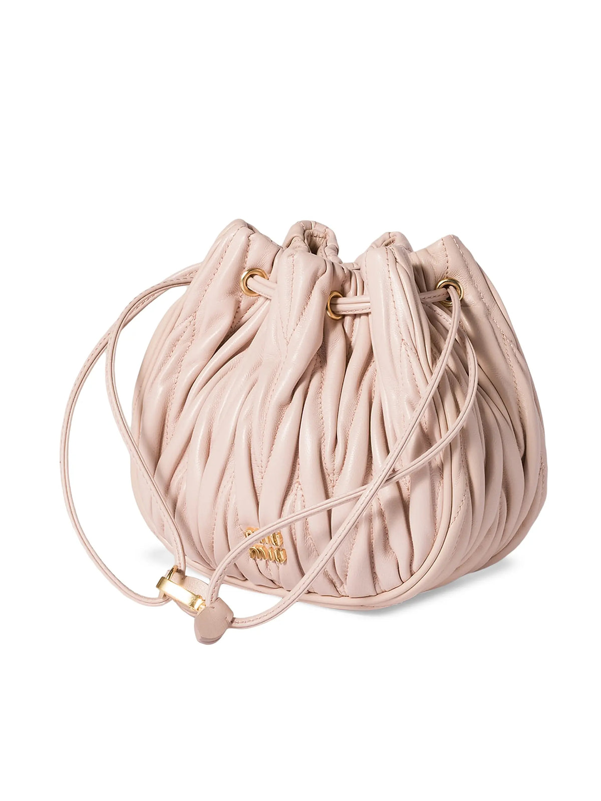 Miu Miu Matelassé Nappa Leather Pouch