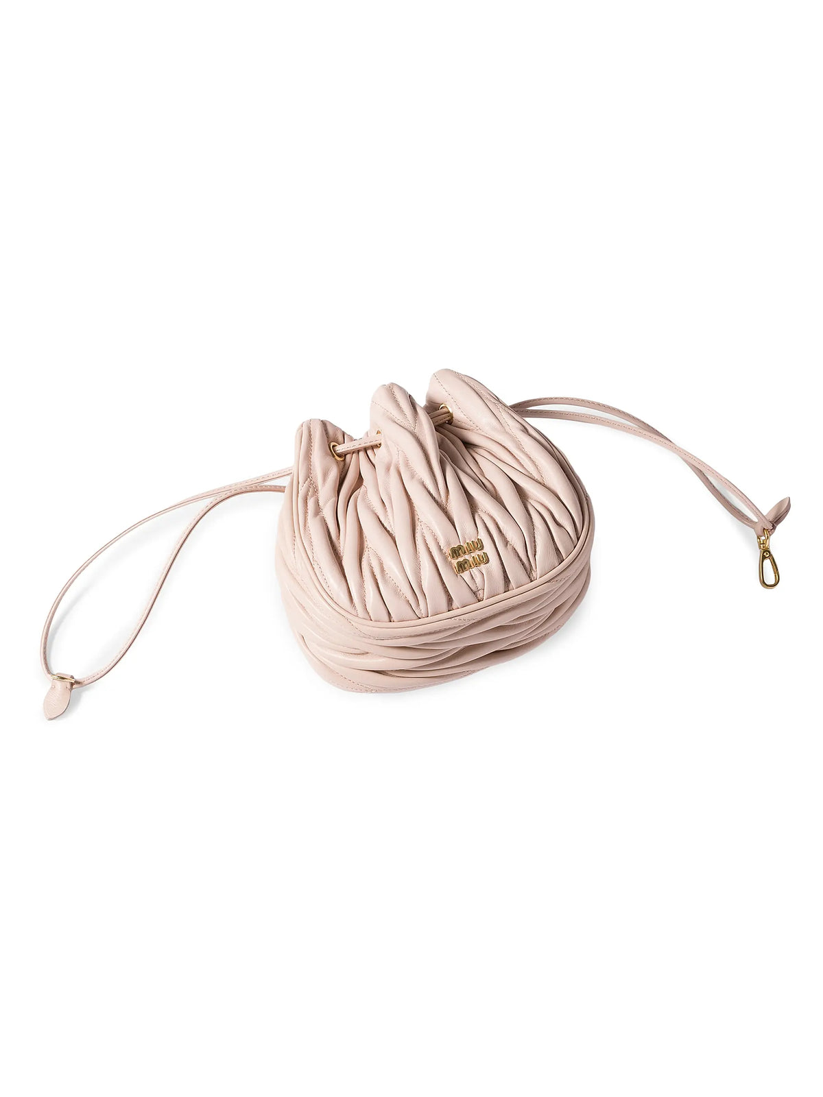 Miu Miu Matelassé Nappa Leather Pouch