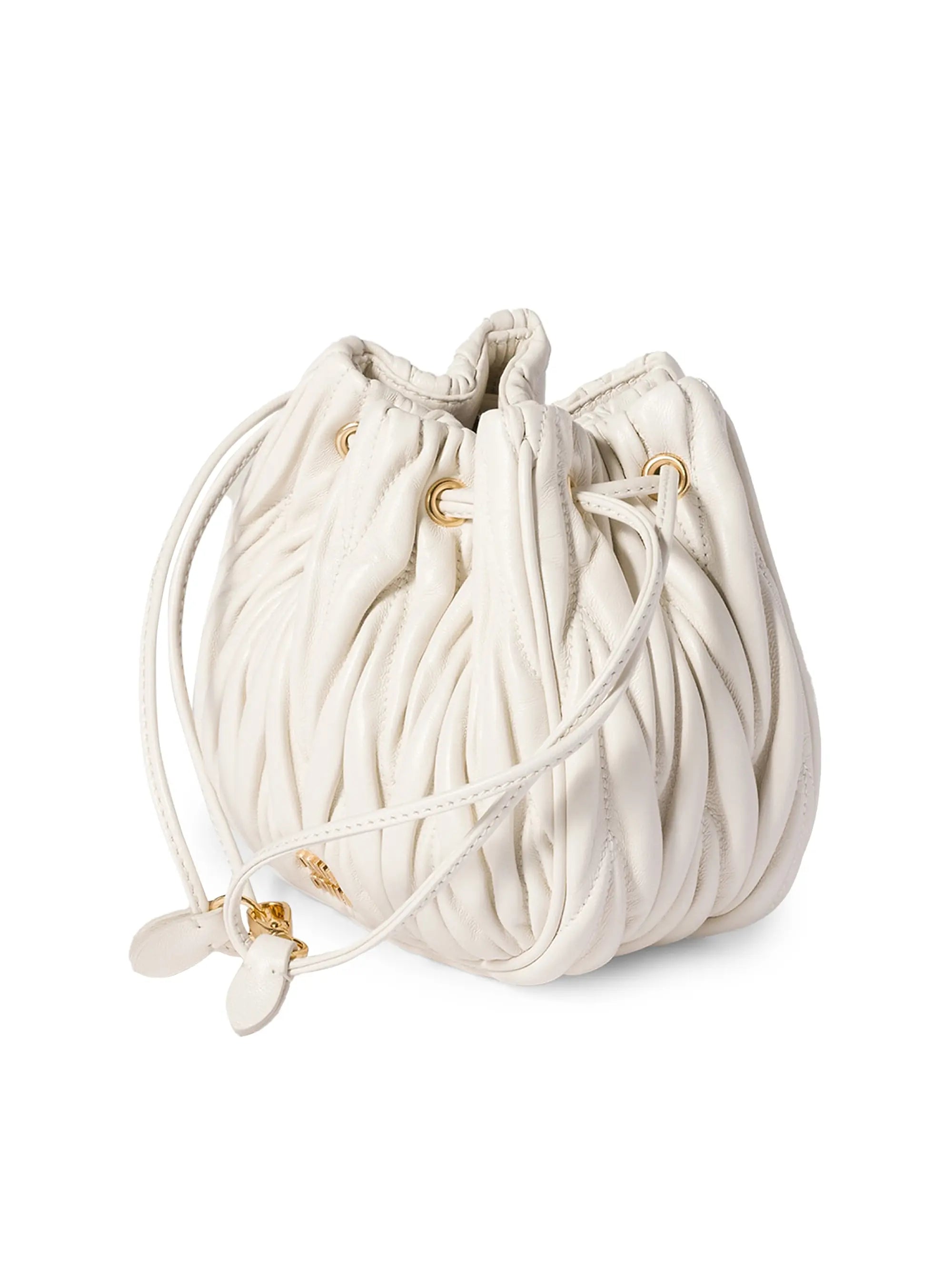 Miu Miu Matelassé Nappa Leather Pouch