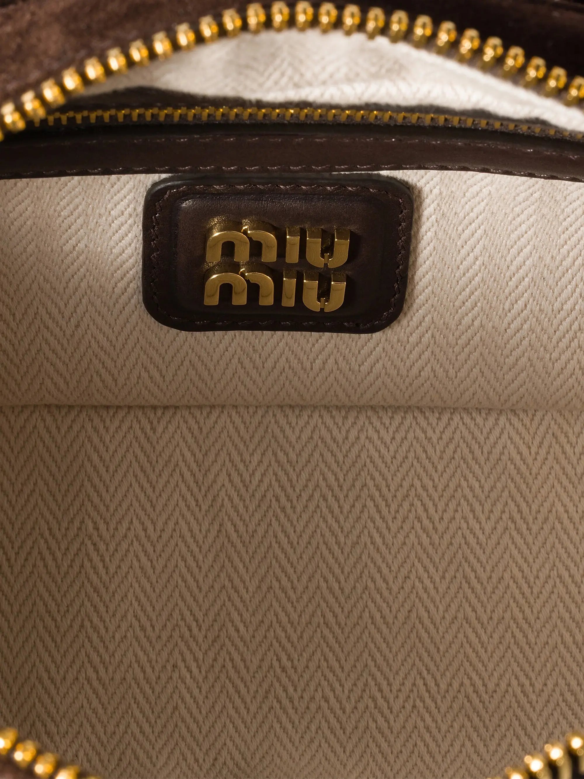 Miu Miu Arcadie Padded Suede Top-Handle Bag