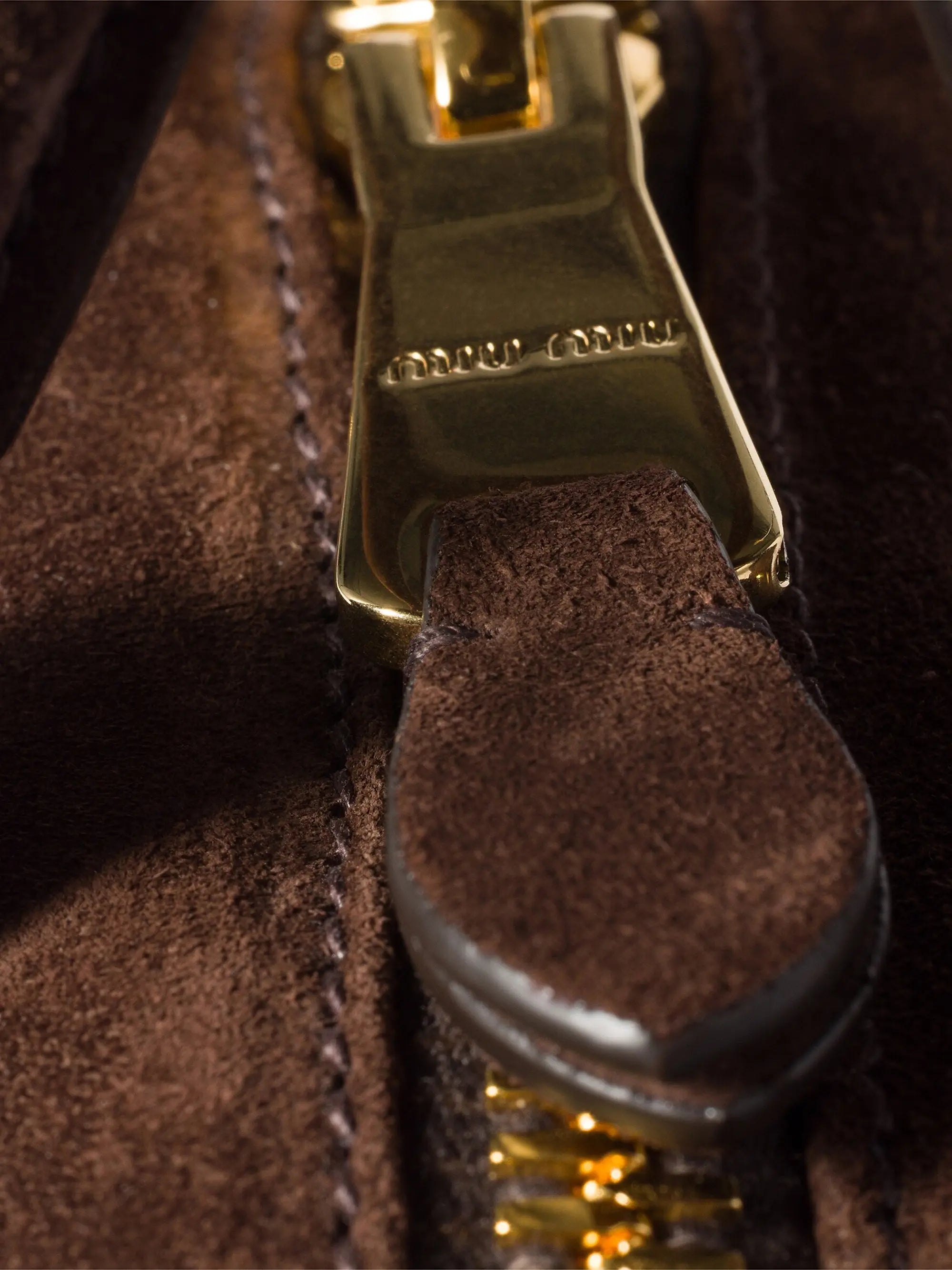 Miu Miu Arcadie Padded Suede Top-Handle Bag