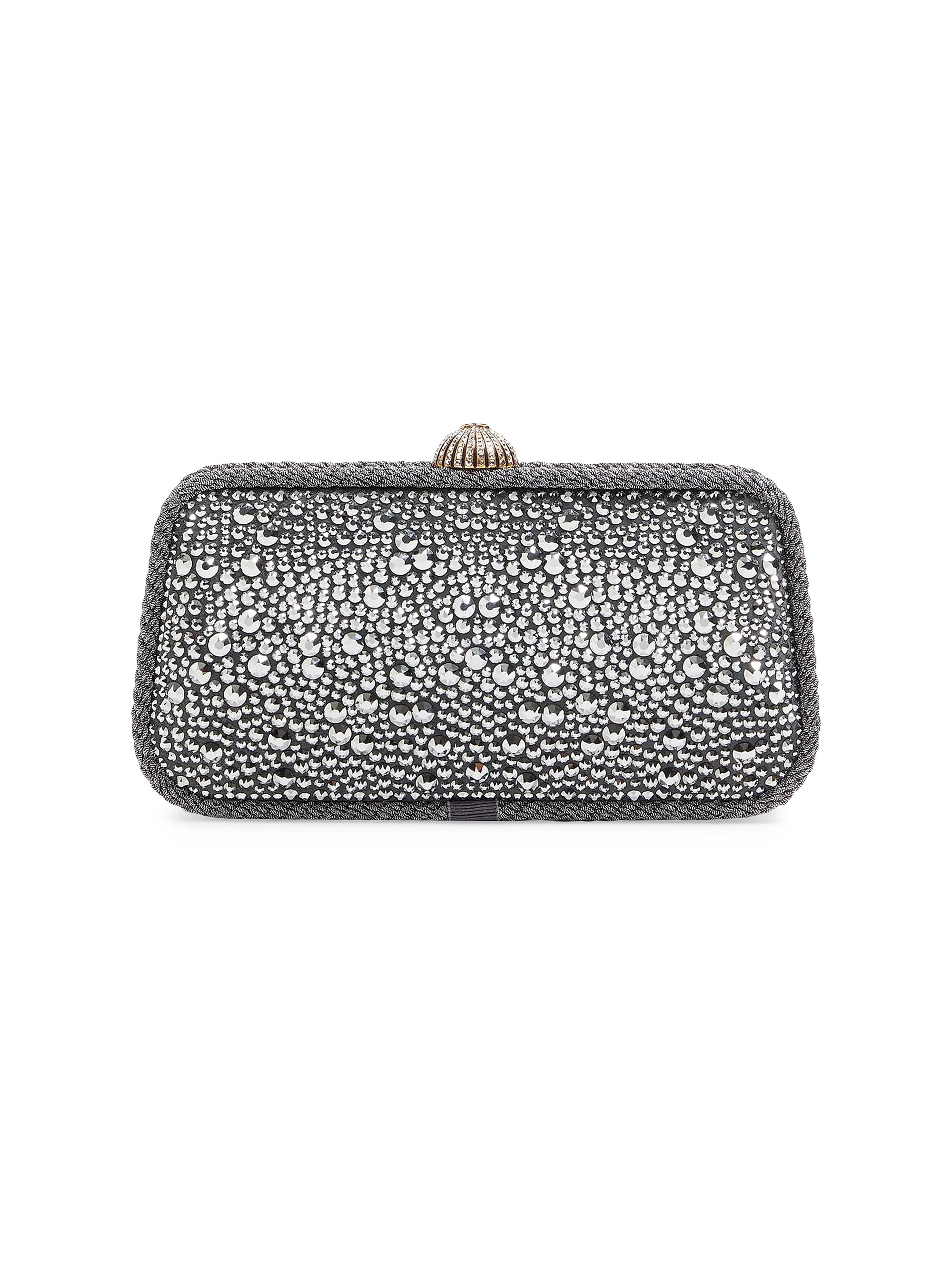 Valentino Garavani Carry Secrets Minaudiere Clutch with Rhinestones