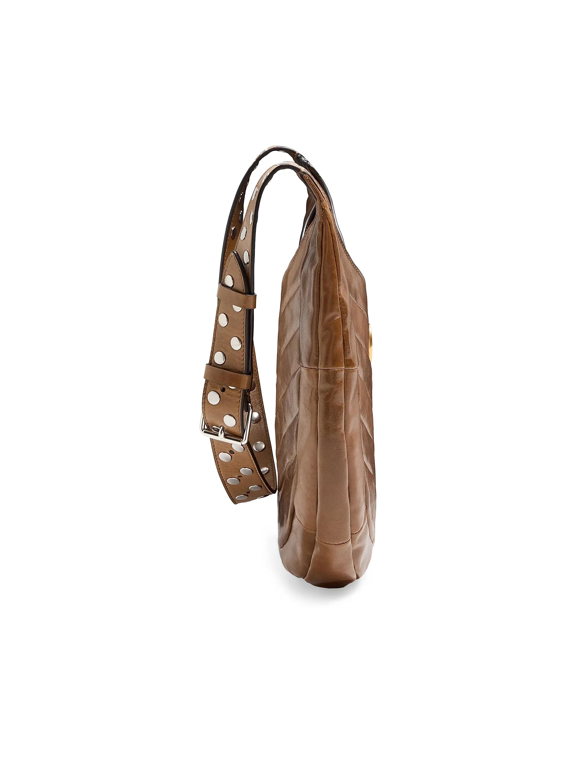 Valentino Garavani Hoboho Small Hobo Bag in Chevron-Patterned Nappa Leather