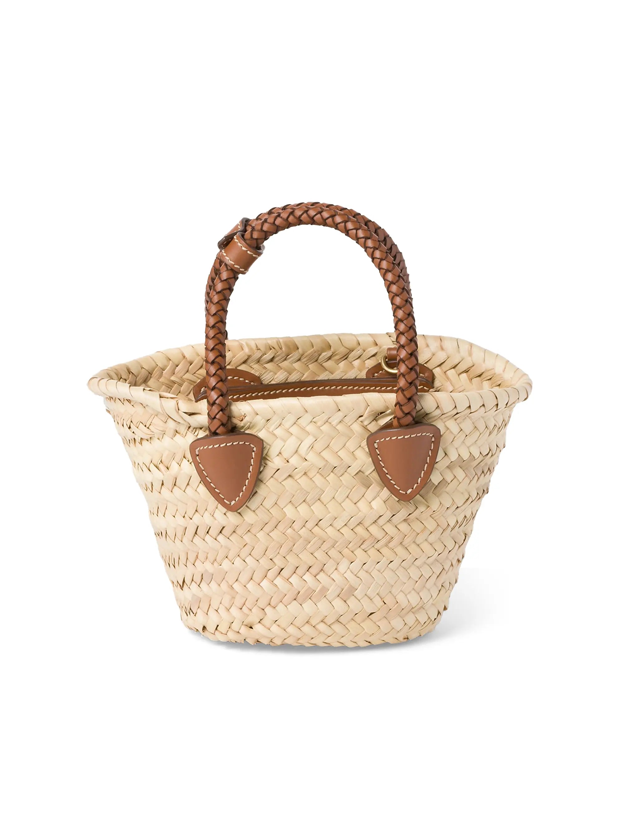 Miu Miu Woven Fabric Top Handle Bag