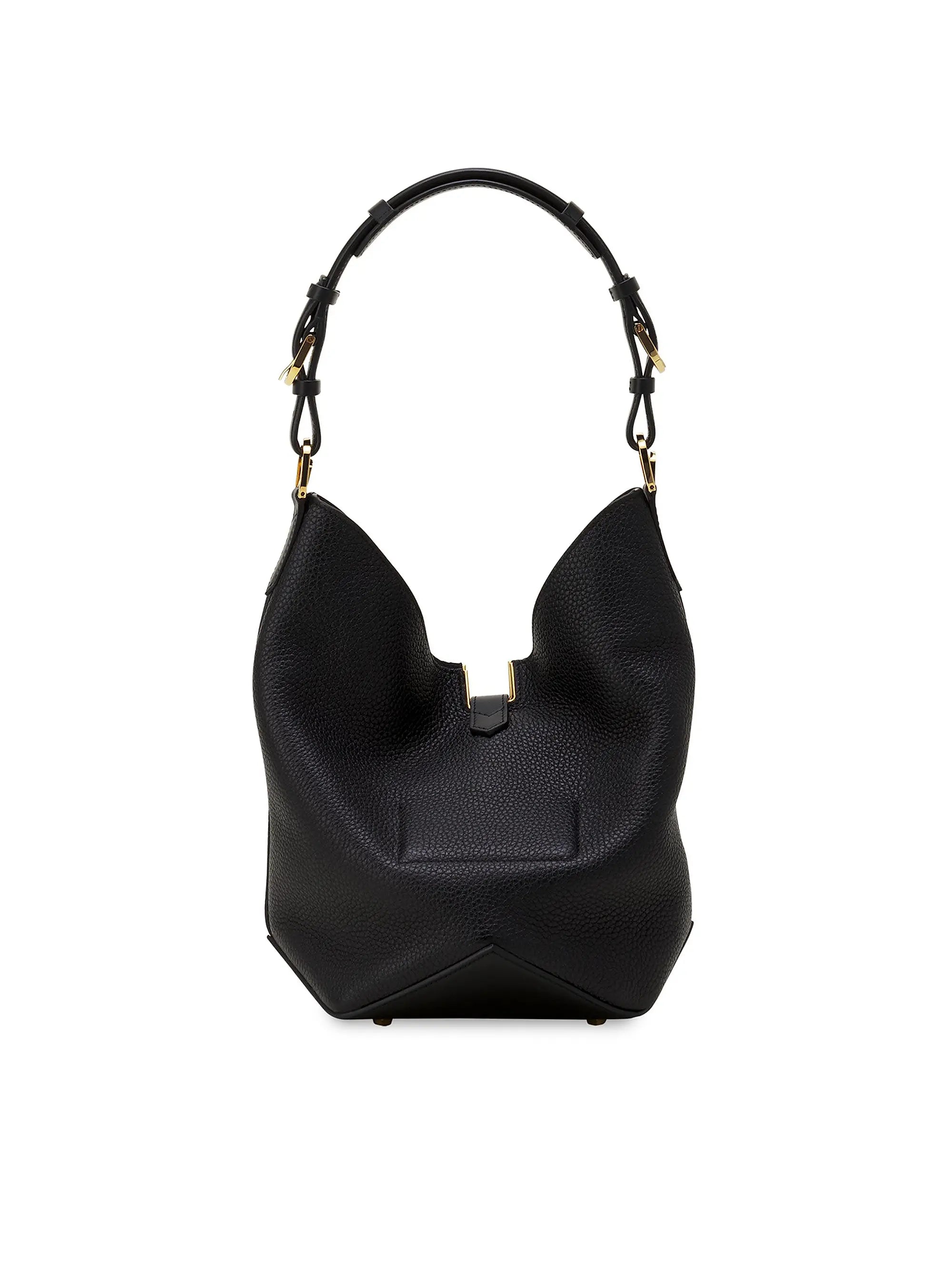 Lanvin Catch Medium Leather Bucket Bag