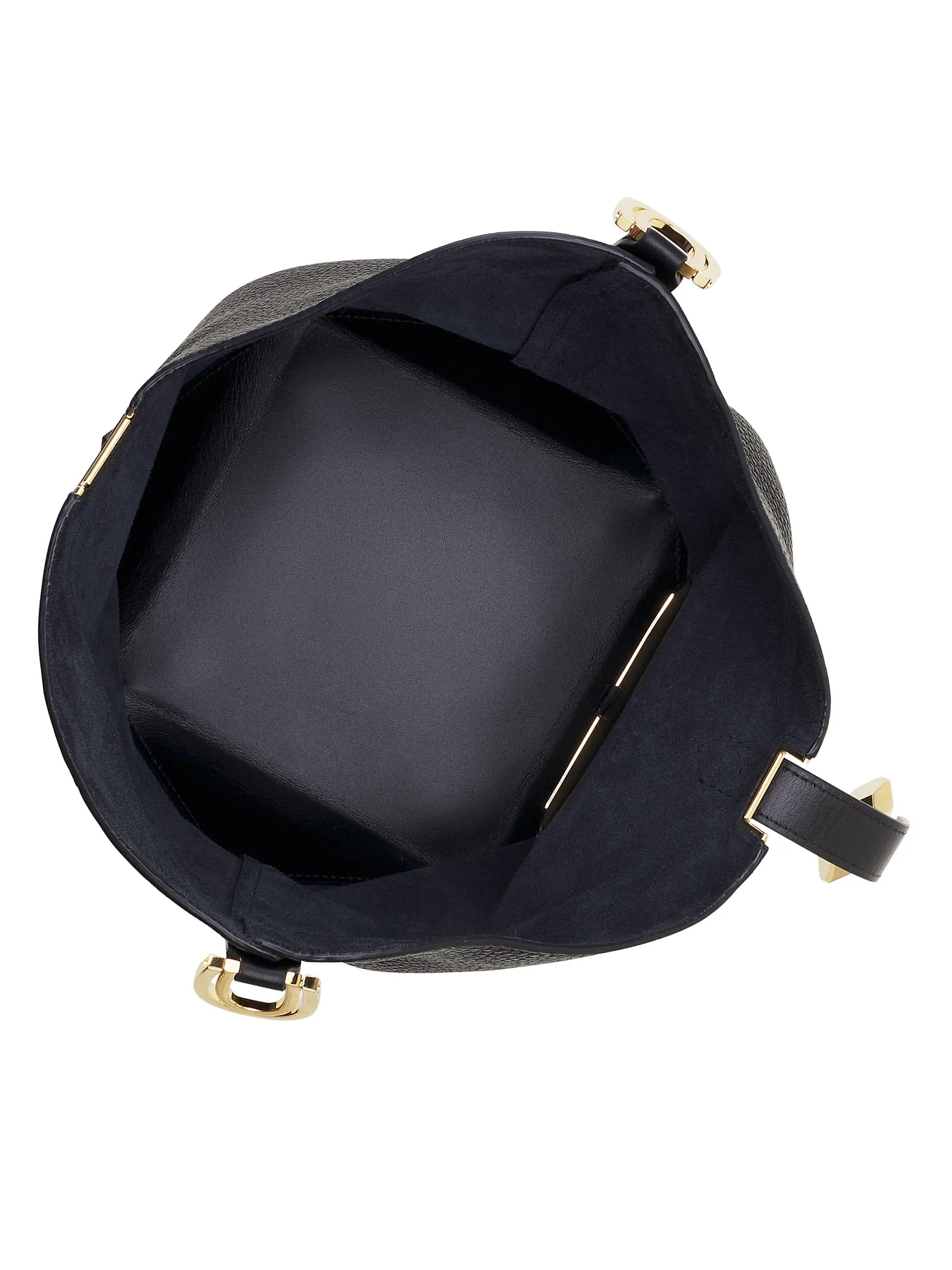 Lanvin Catch Medium Leather Bucket Bag