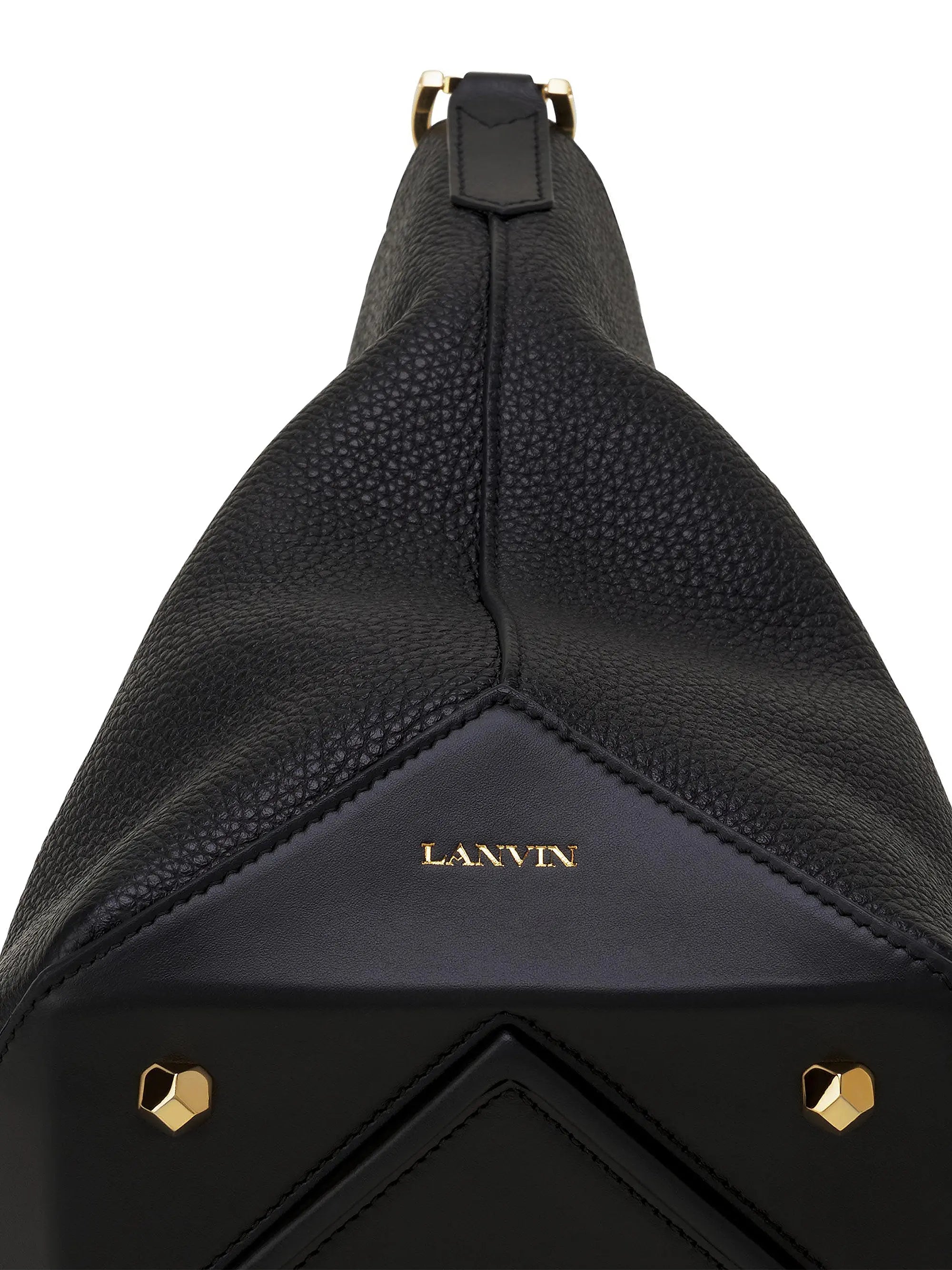 Lanvin Catch Medium Leather Bucket Bag