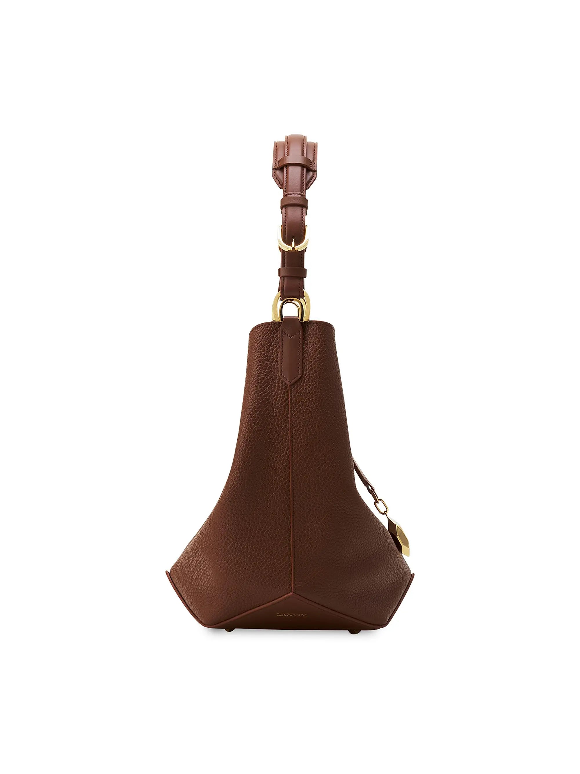 Lanvin Catch Medium Leather Bucket Bag