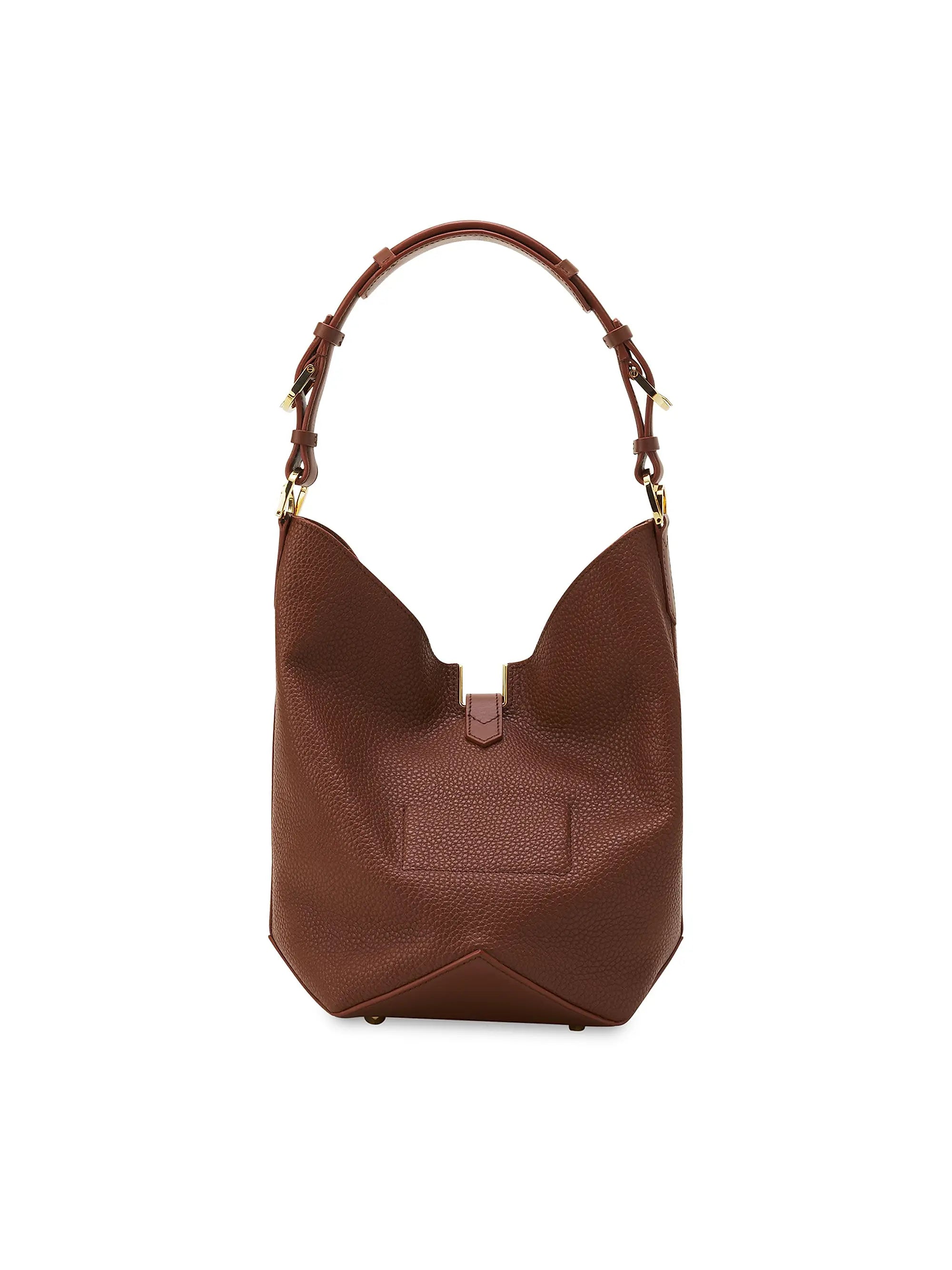 Lanvin Catch Medium Leather Bucket Bag