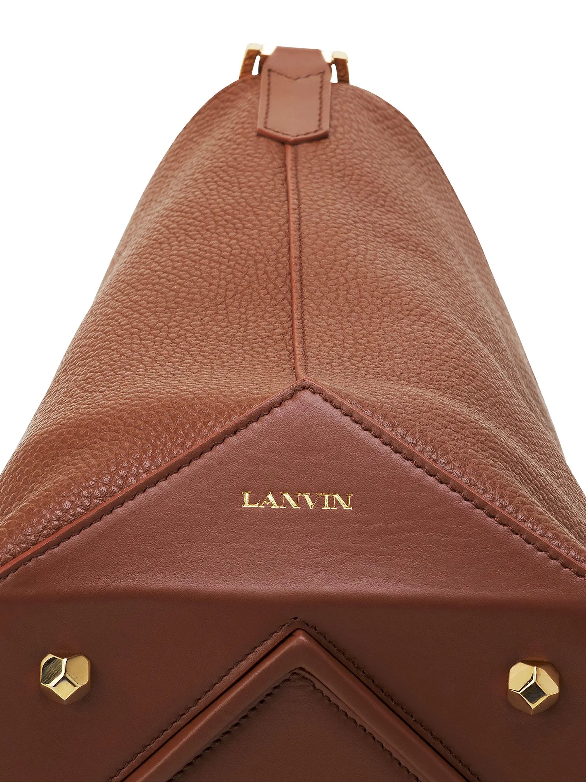 Lanvin Catch Medium Leather Bucket Bag