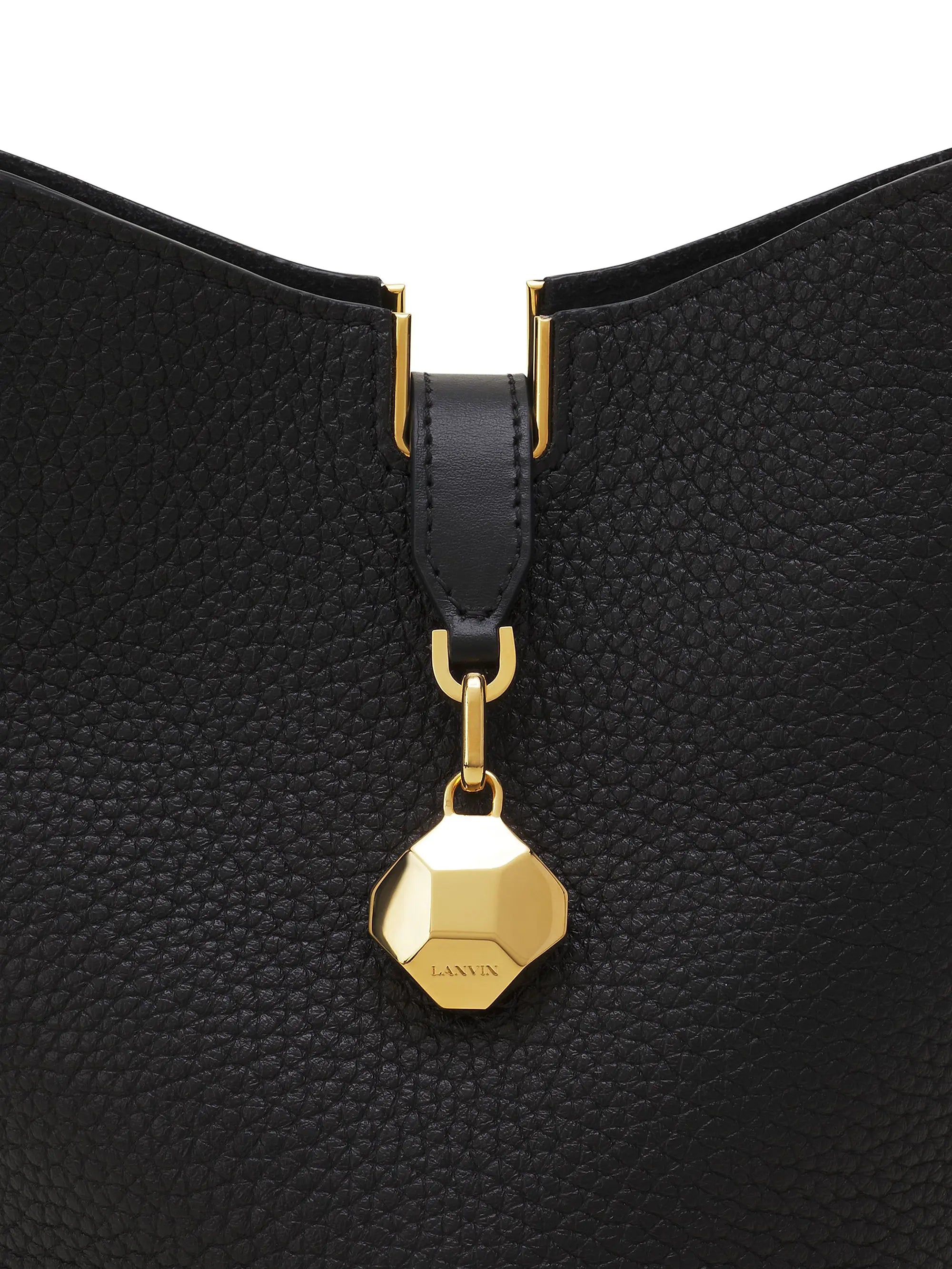 Lanvin Catch Nano Leather Bucket Bag