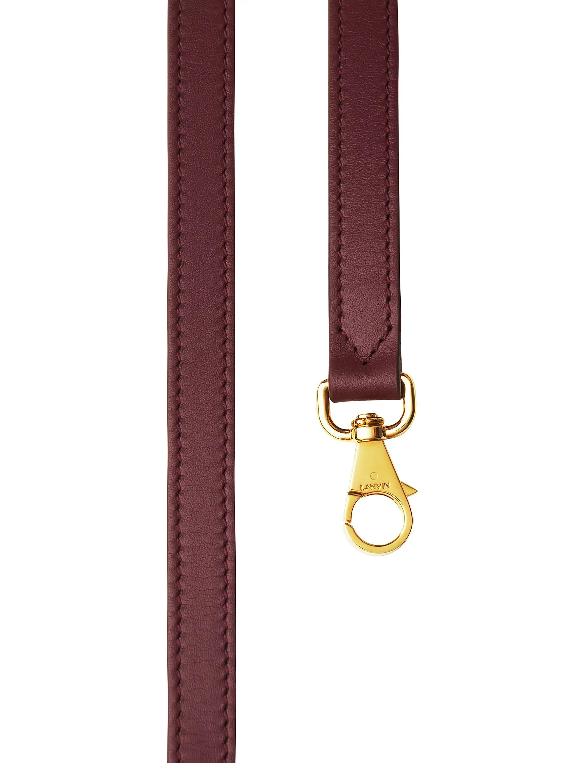 Lanvin Compagnon Asymmetrical Crossbody Bag in Leather