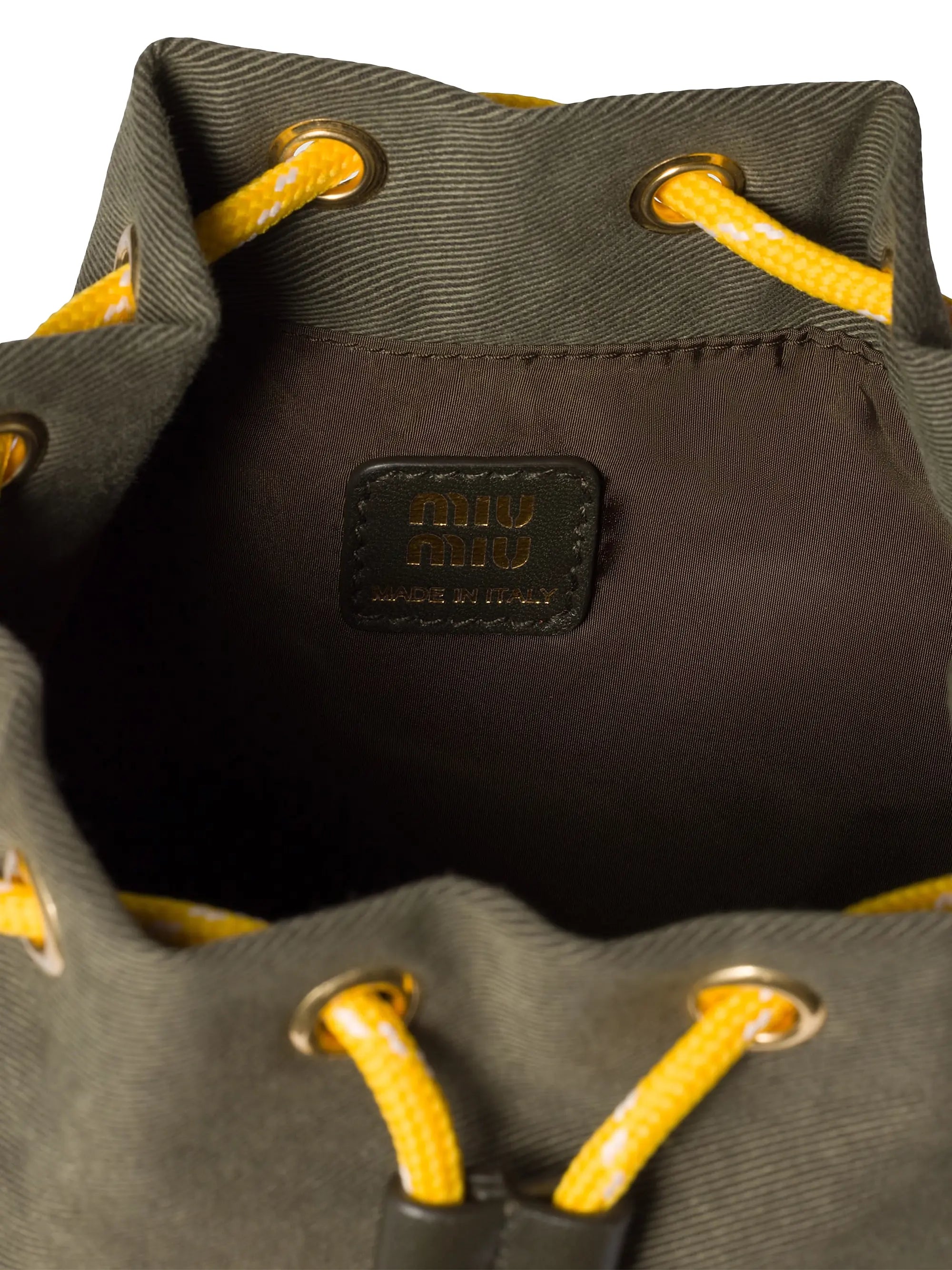 Miu Miu Gabardine Bucket Bag