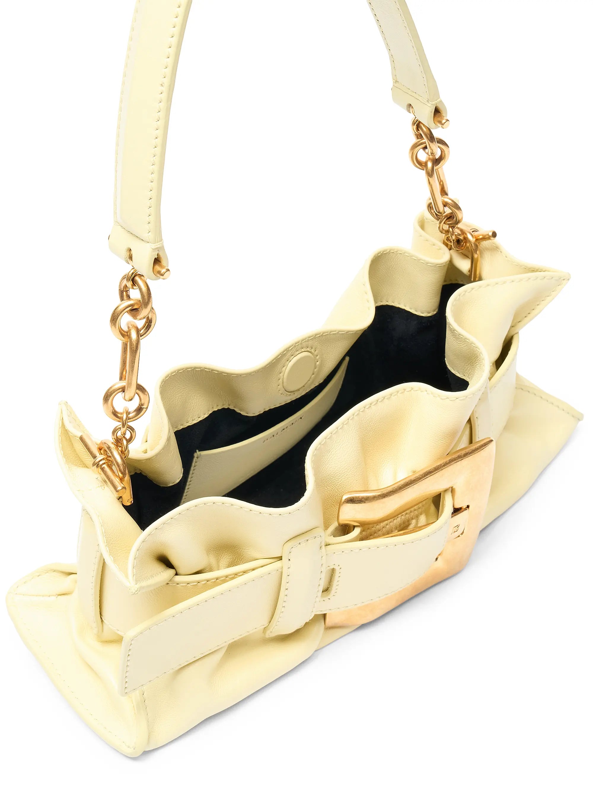 Balmain Anthem Mini Leather Shoulder Bag