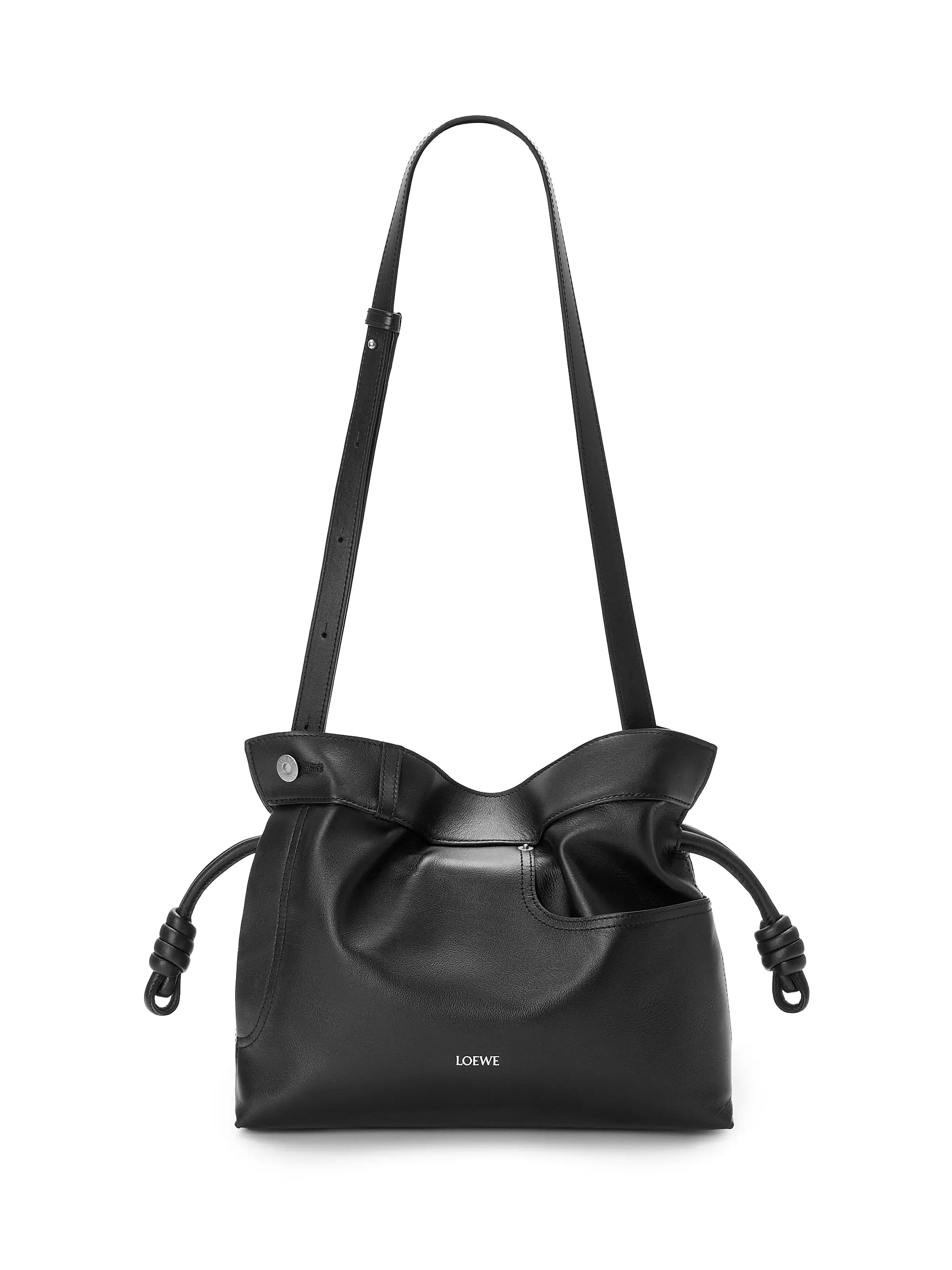 LOEWE Medium Panta Flamenco Leather Clutch