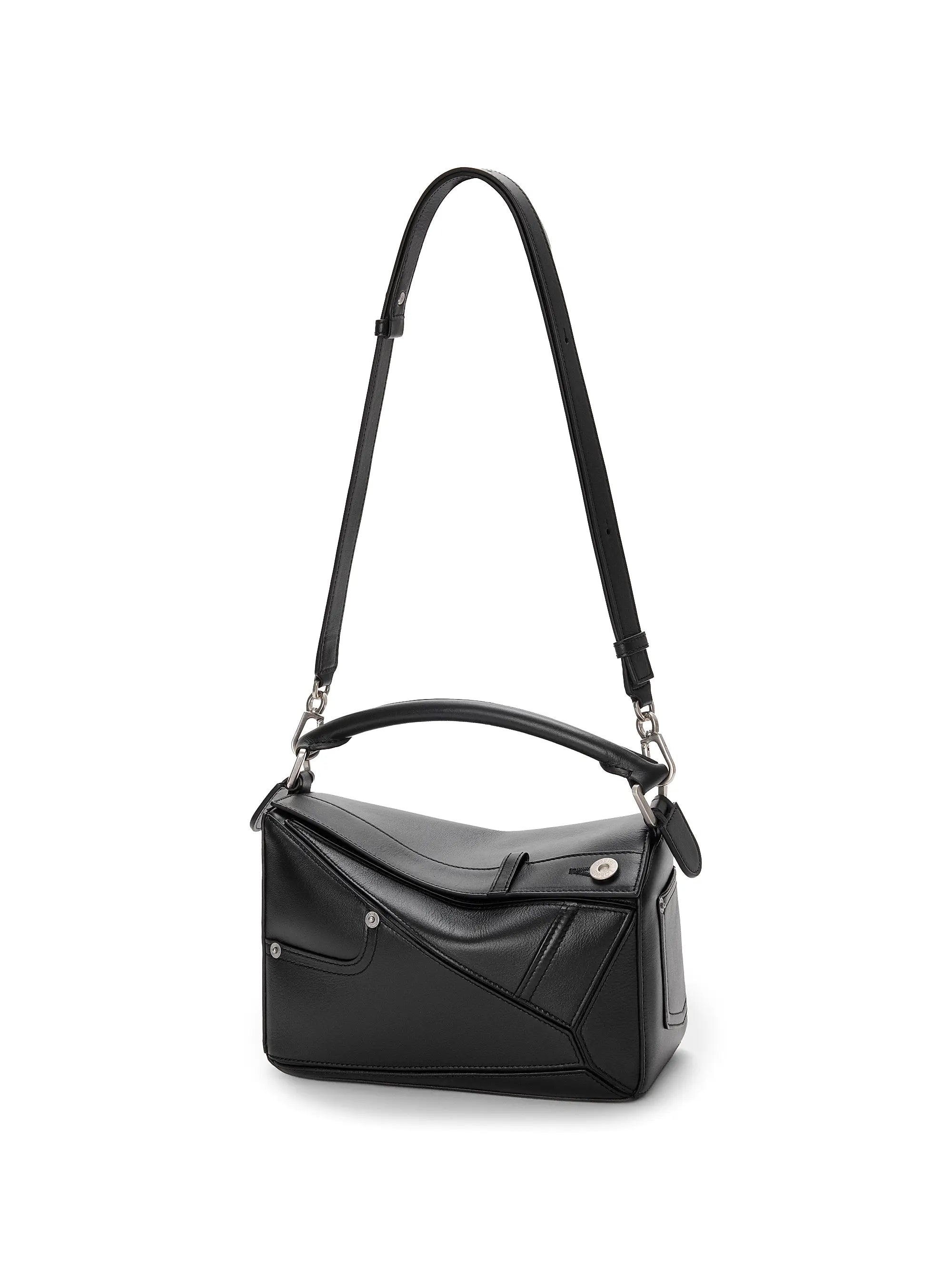 LOEWE Small Panta Puzzle Leather Top Handle Bag