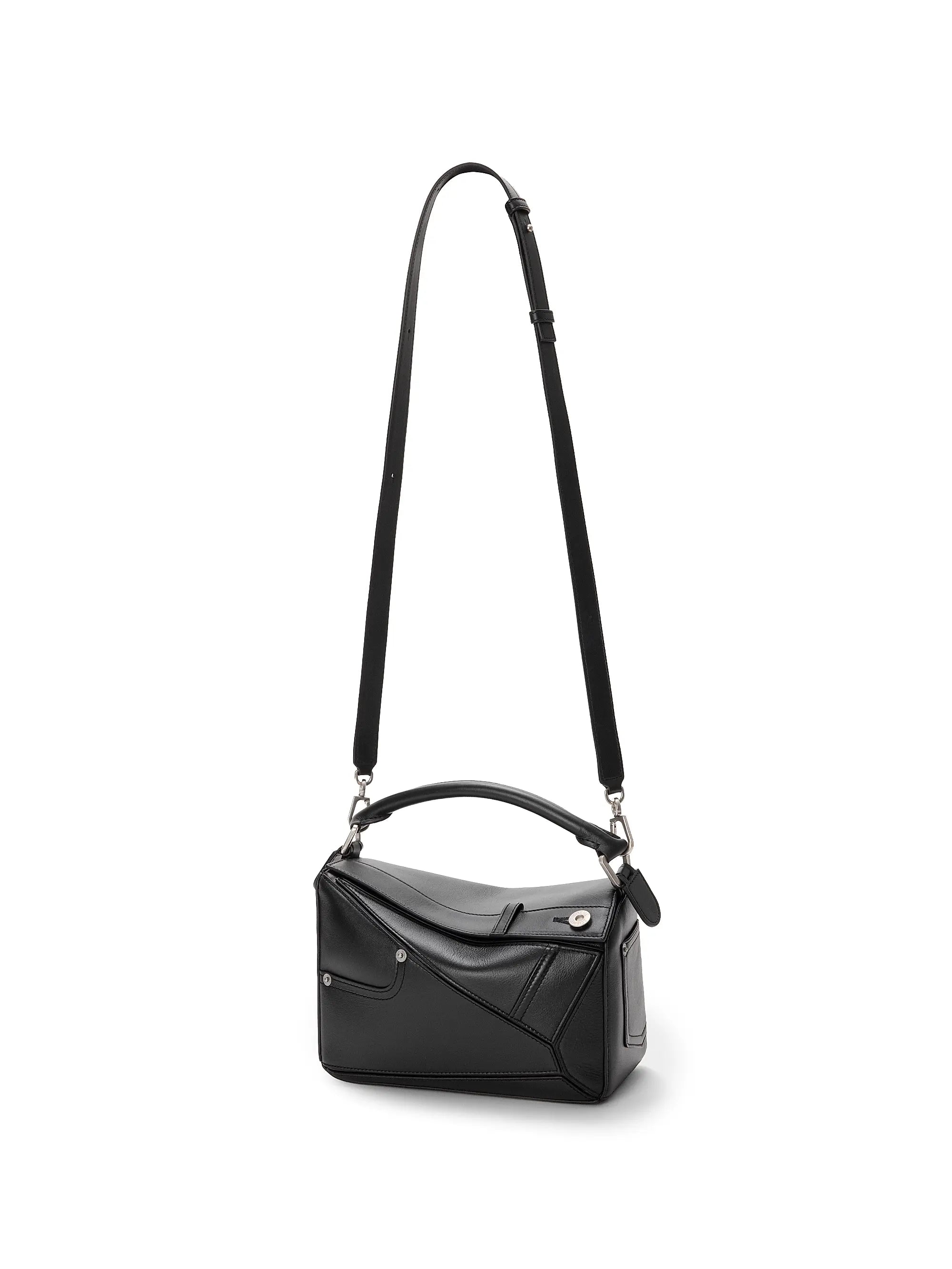 LOEWE Small Panta Puzzle Leather Top Handle Bag