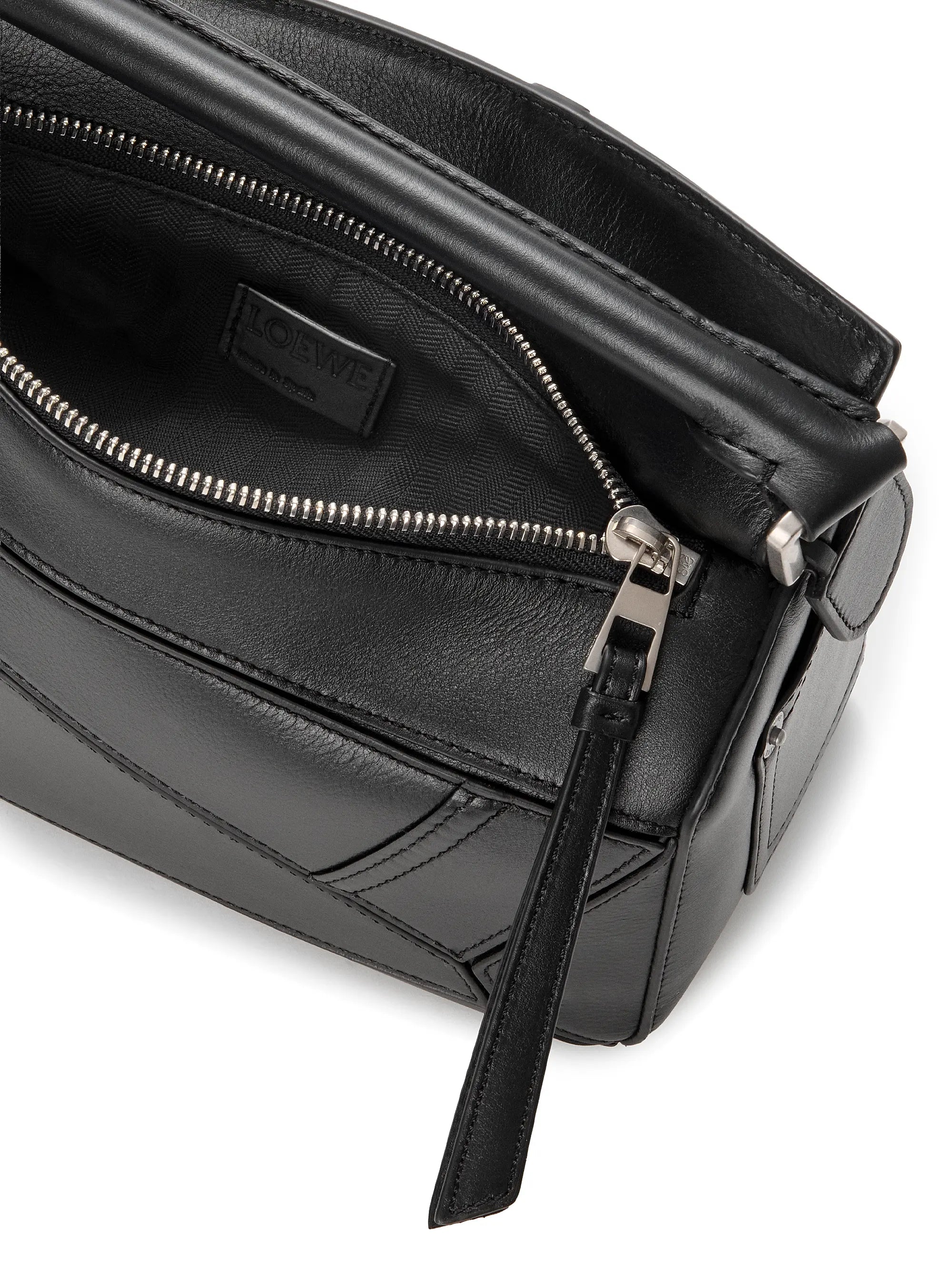 LOEWE Small Panta Puzzle Leather Top Handle Bag