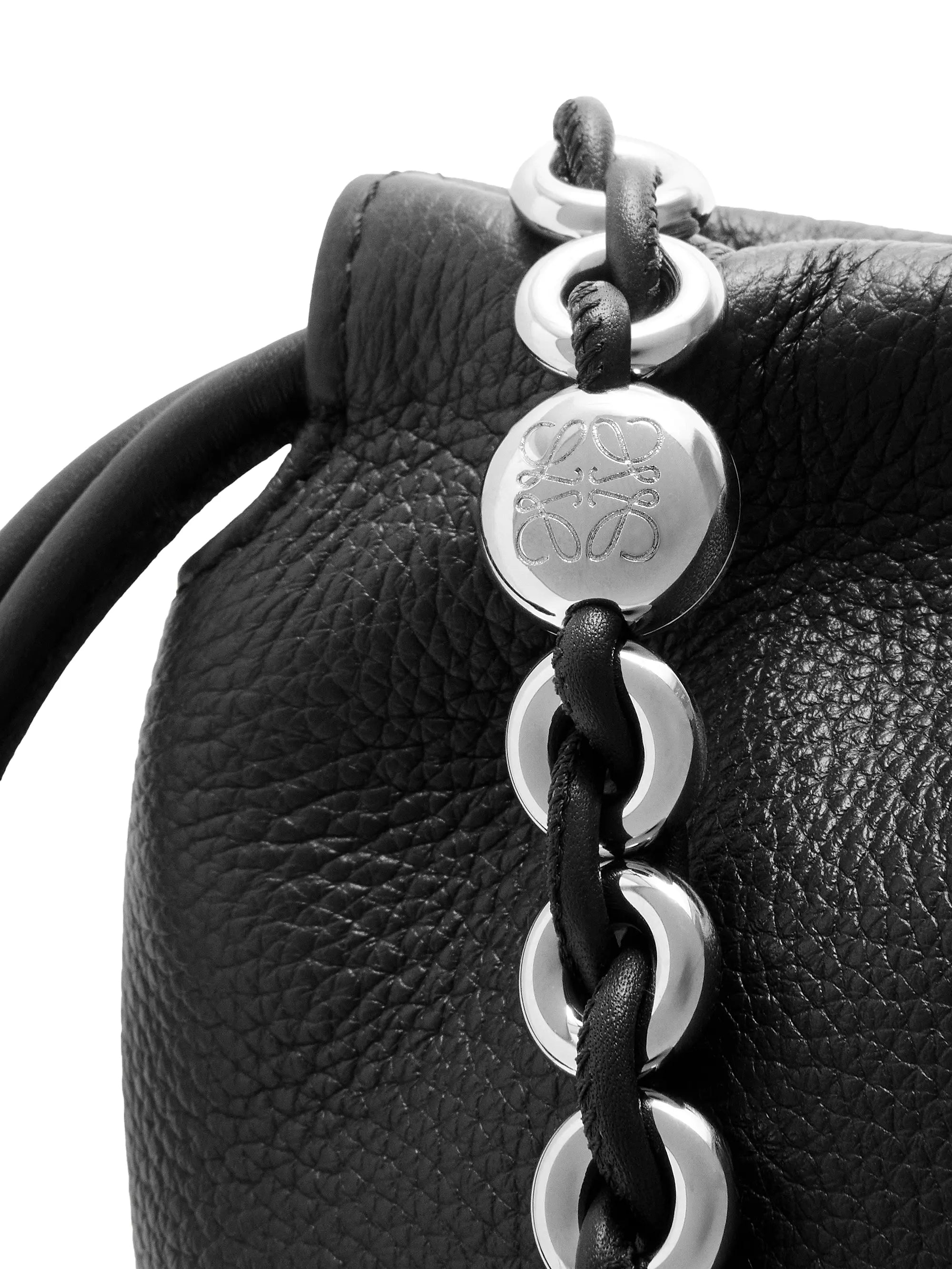 LOEWE Medium Flamenco Leather Clutch