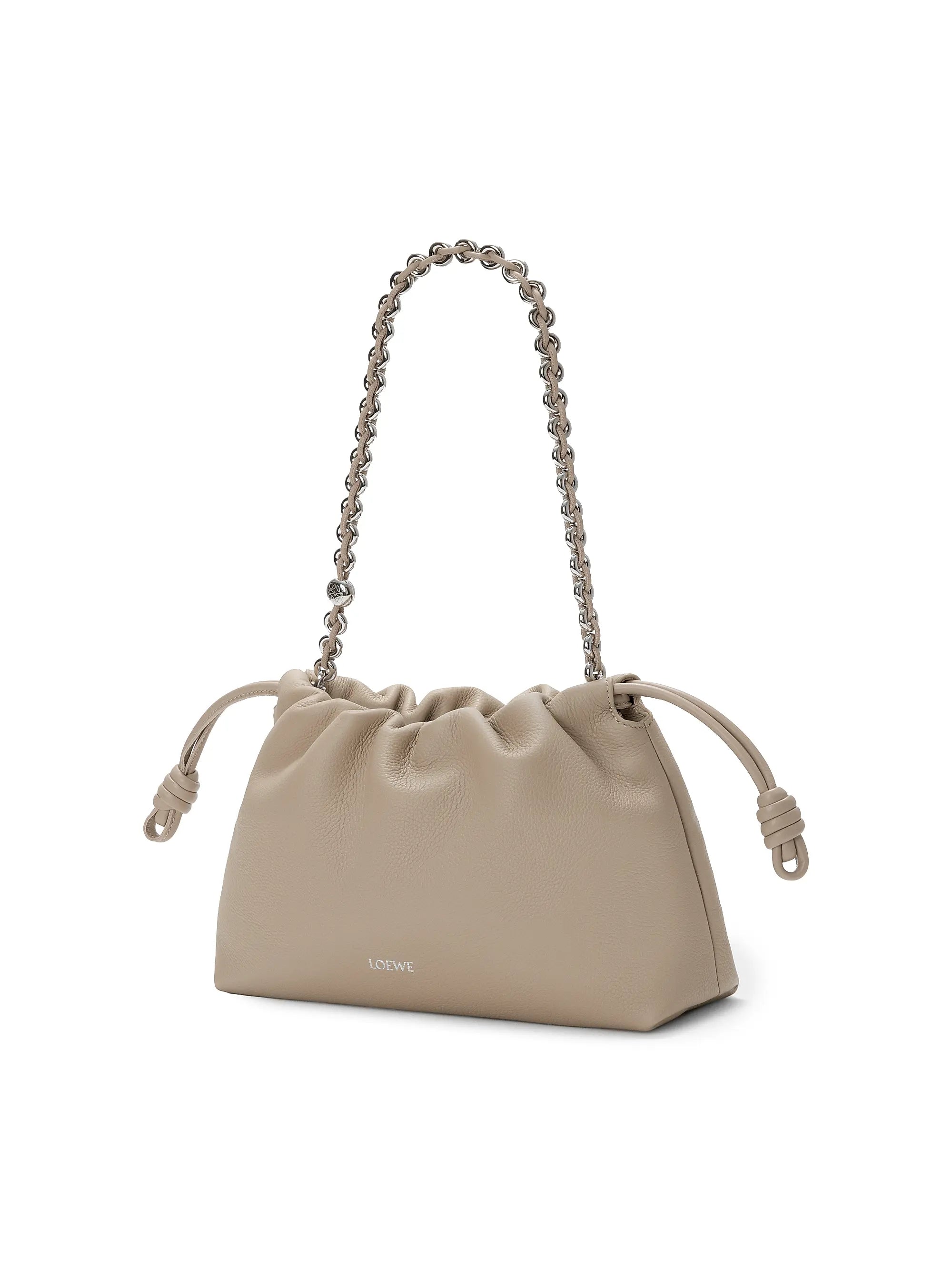 LOEWE Medium Flamenco Leather Clutch