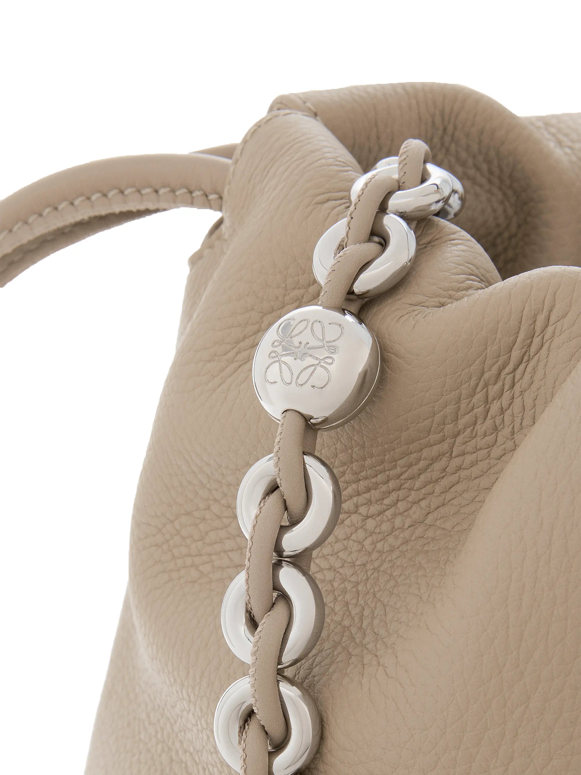LOEWE Medium Flamenco Leather Clutch