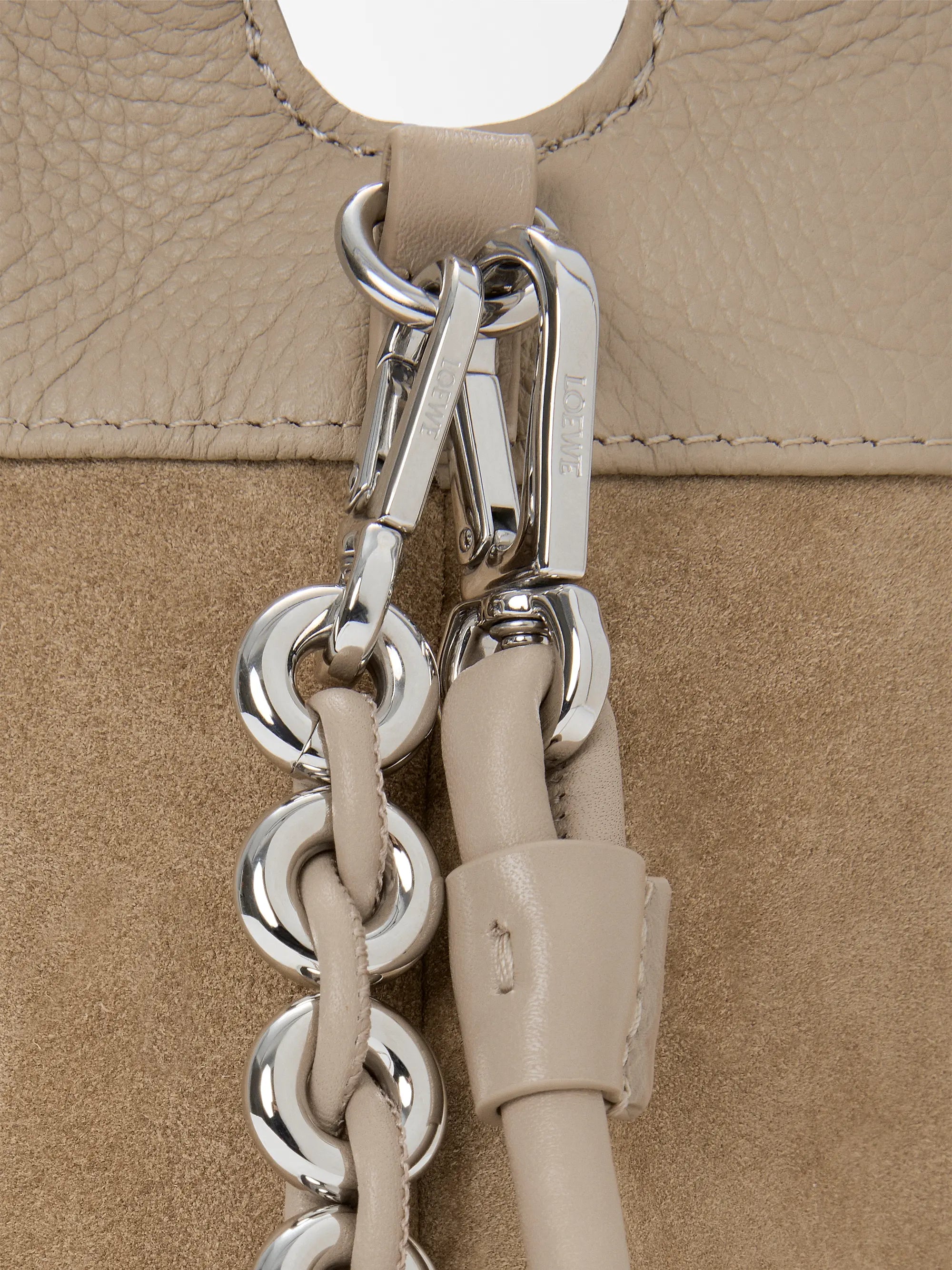 LOEWE Medium Flamenco Leather Clutch