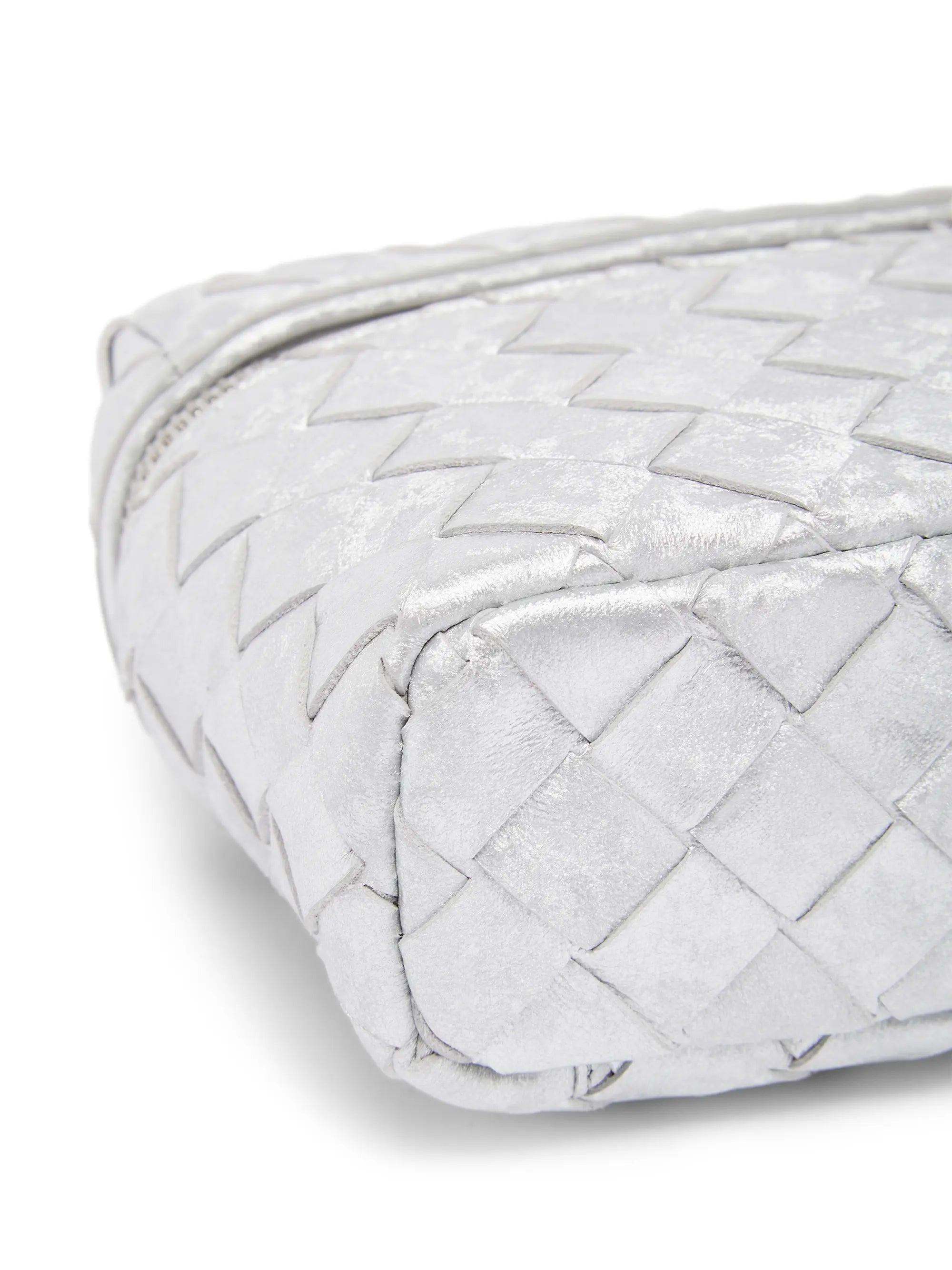 Bottega Veneta Bang Bang Metallic Satin Leather Vanity Case