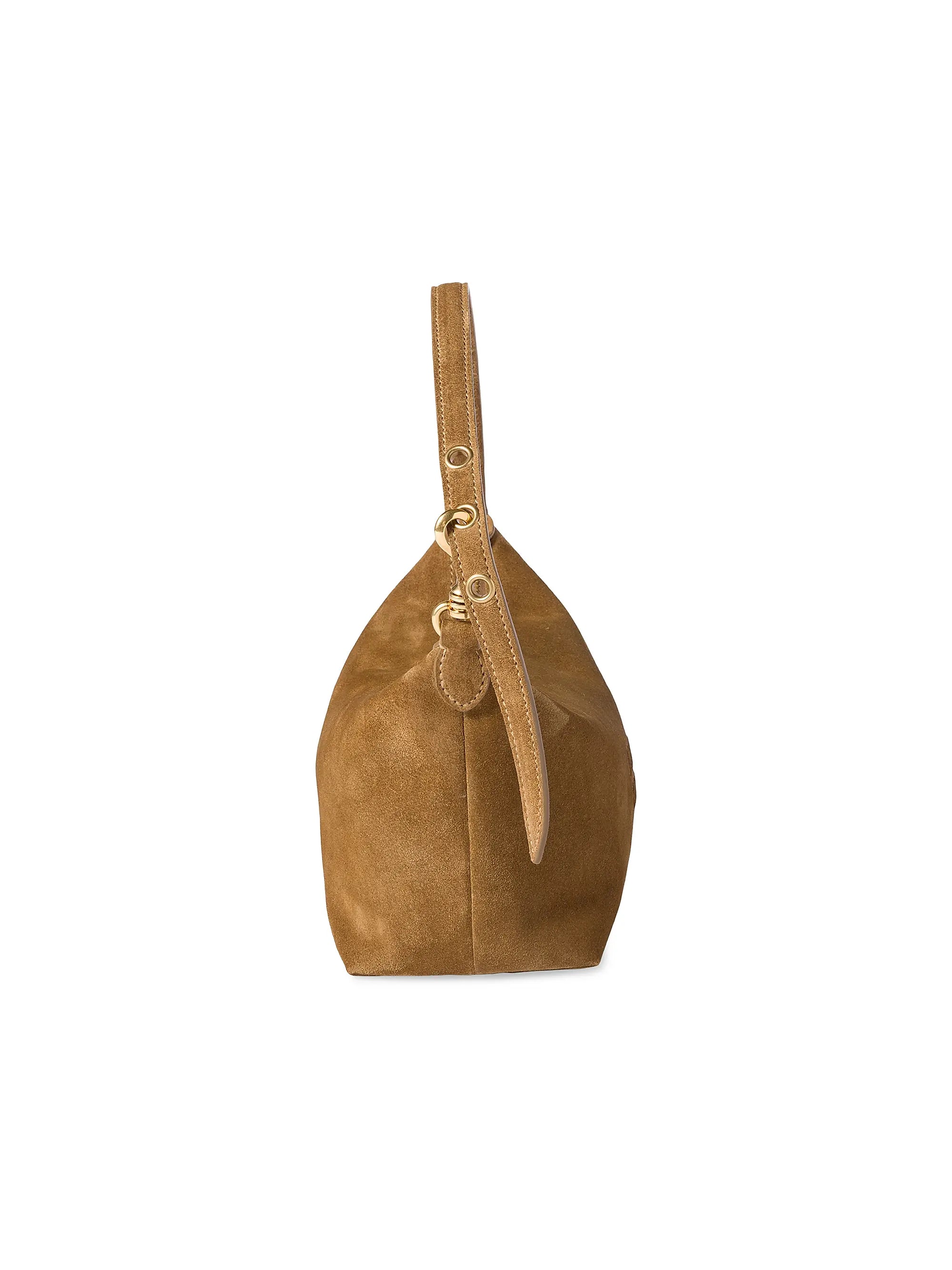 Miu Miu Suede Pouch Top Handle Bag