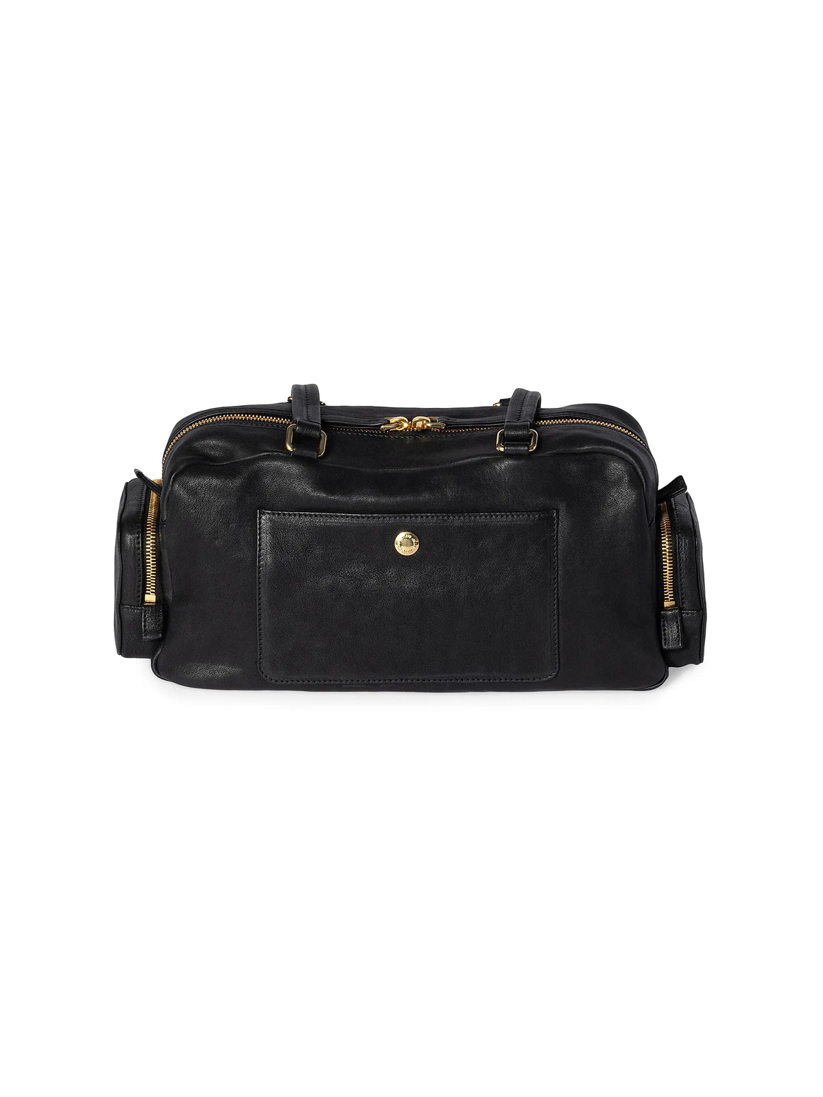 Miu Miu Pocket Washed Nappa Leather Shoulder Bag
