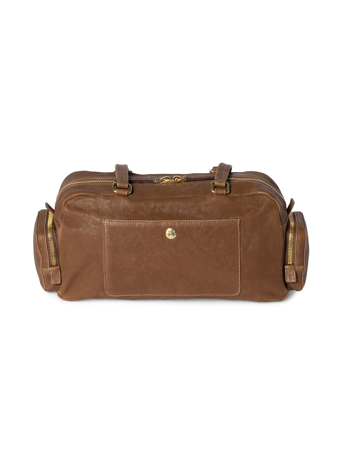 Miu Miu Pocket Washed Nappa Leather Shoulder Bag